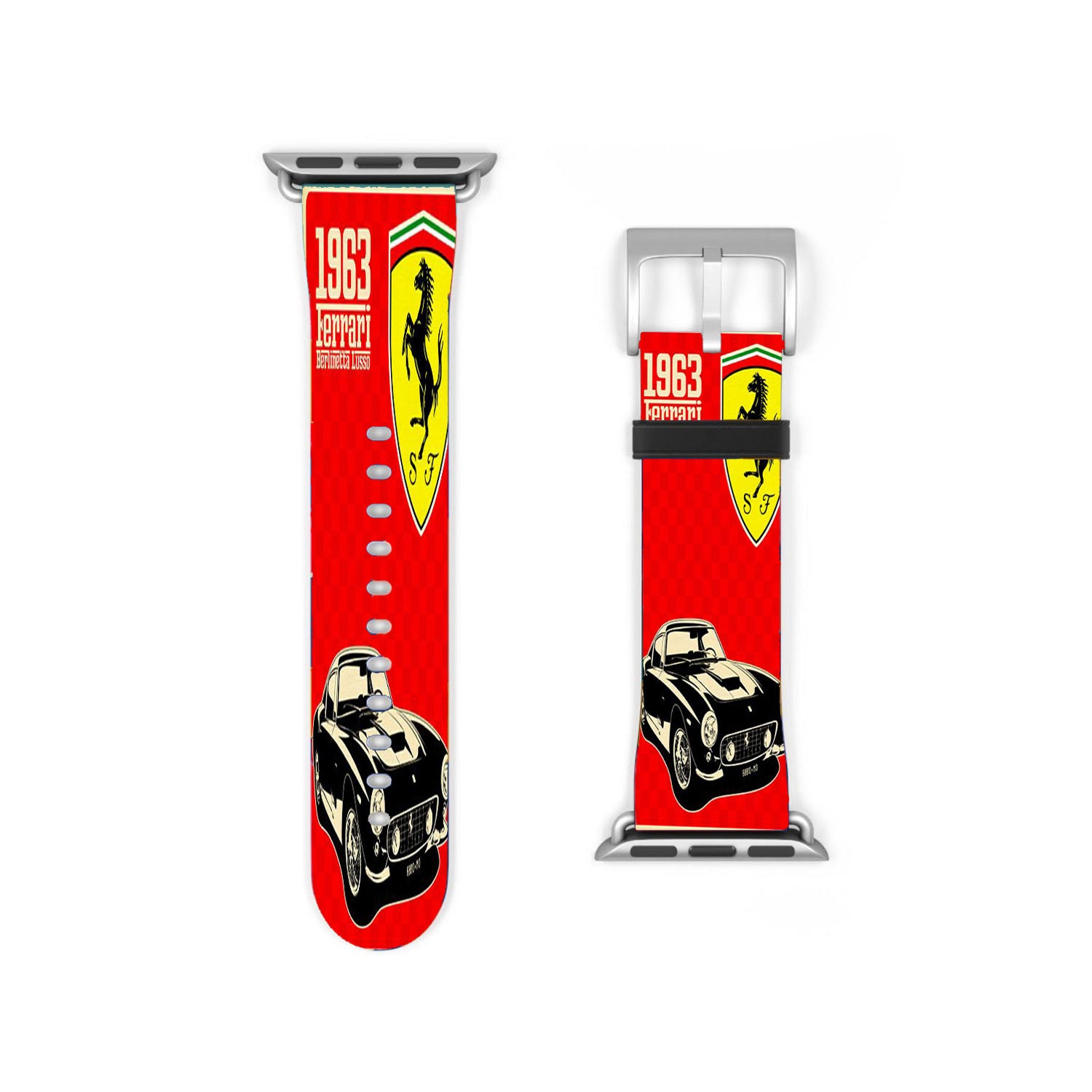 Classic Ferrari Red Apple Watch Band 38Mm - 44Mm