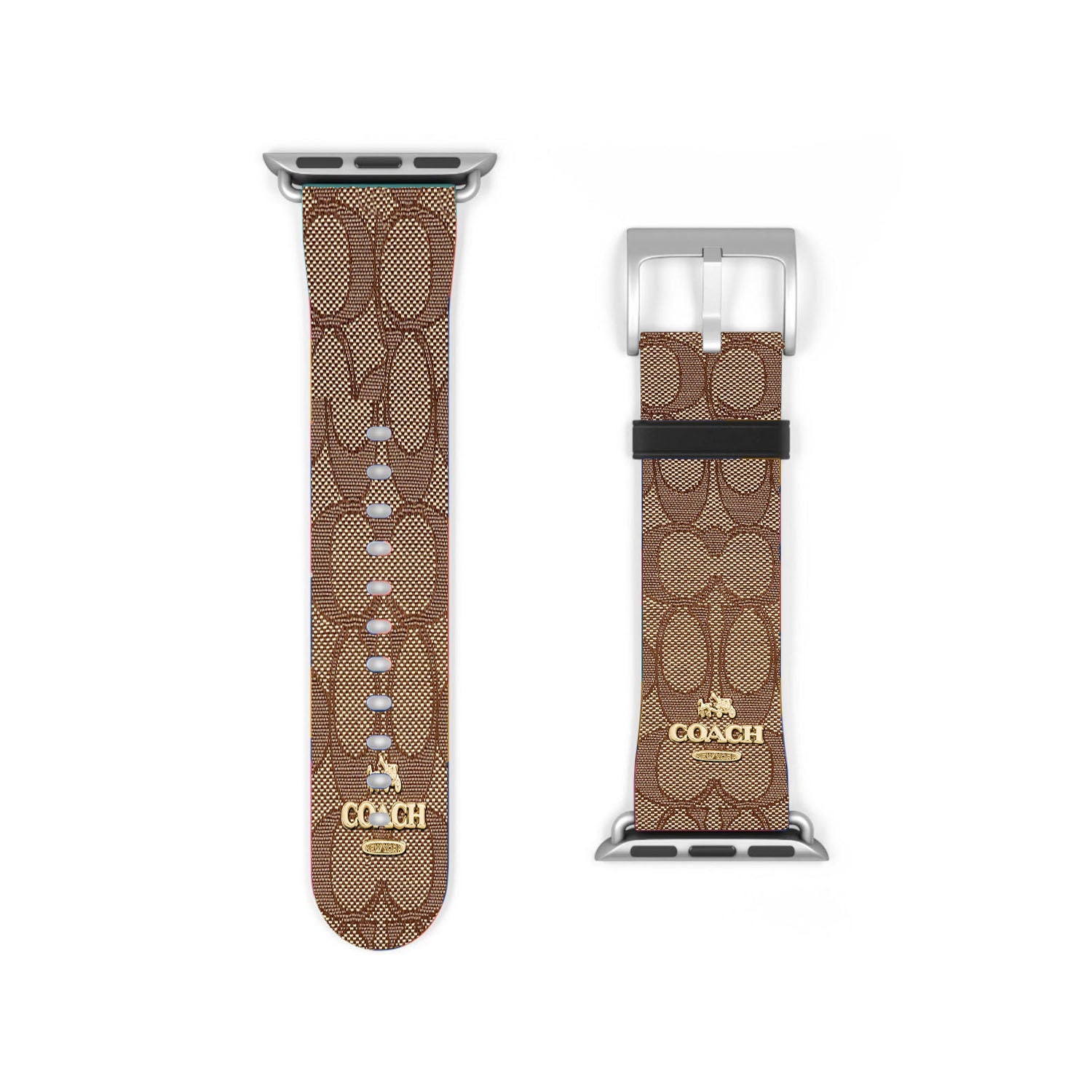 Coach New York Pattern Apple Watch Band 38Mm - 44Mm