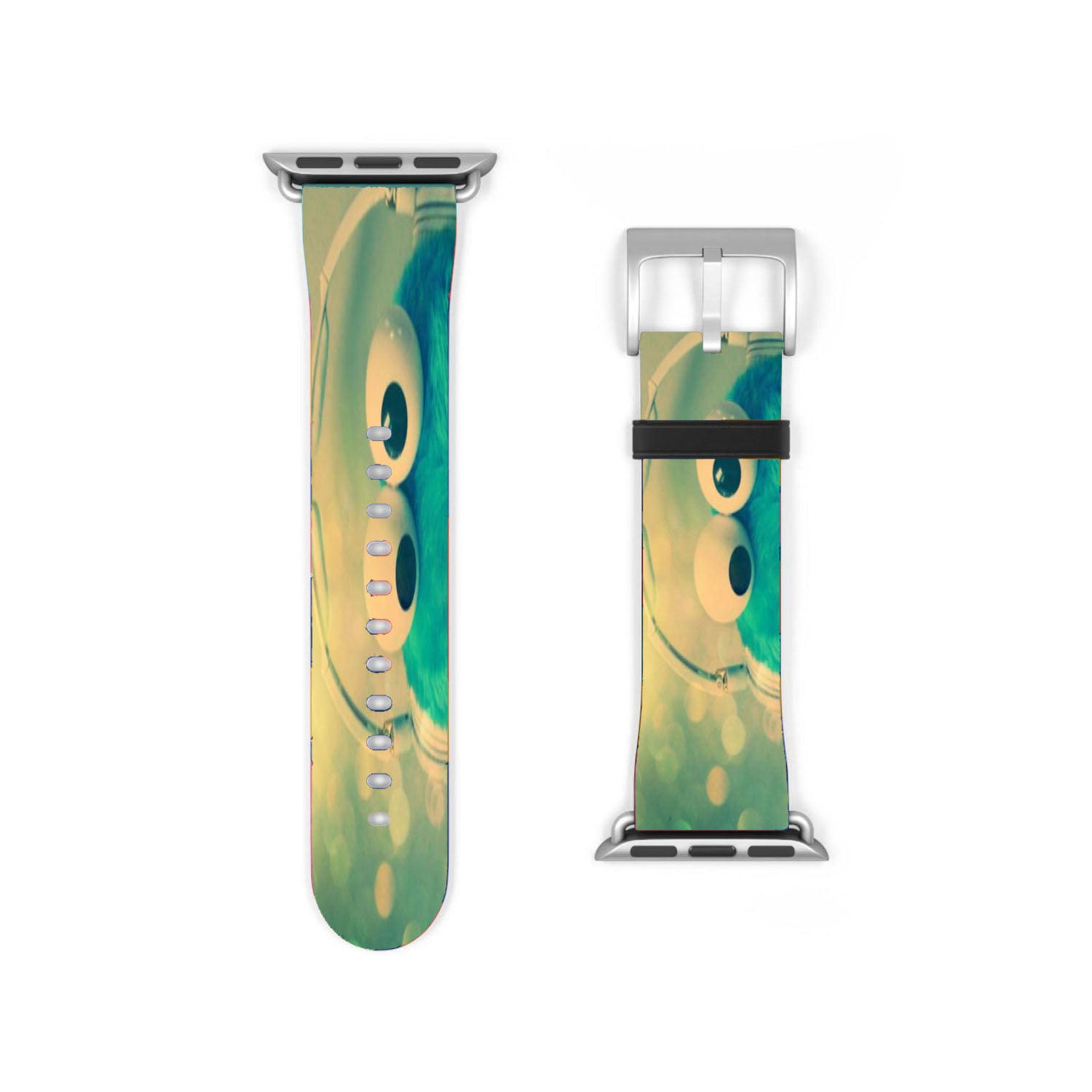 Cookie Monster With Headphones Apple Watch Band 38Mm - 44Mm