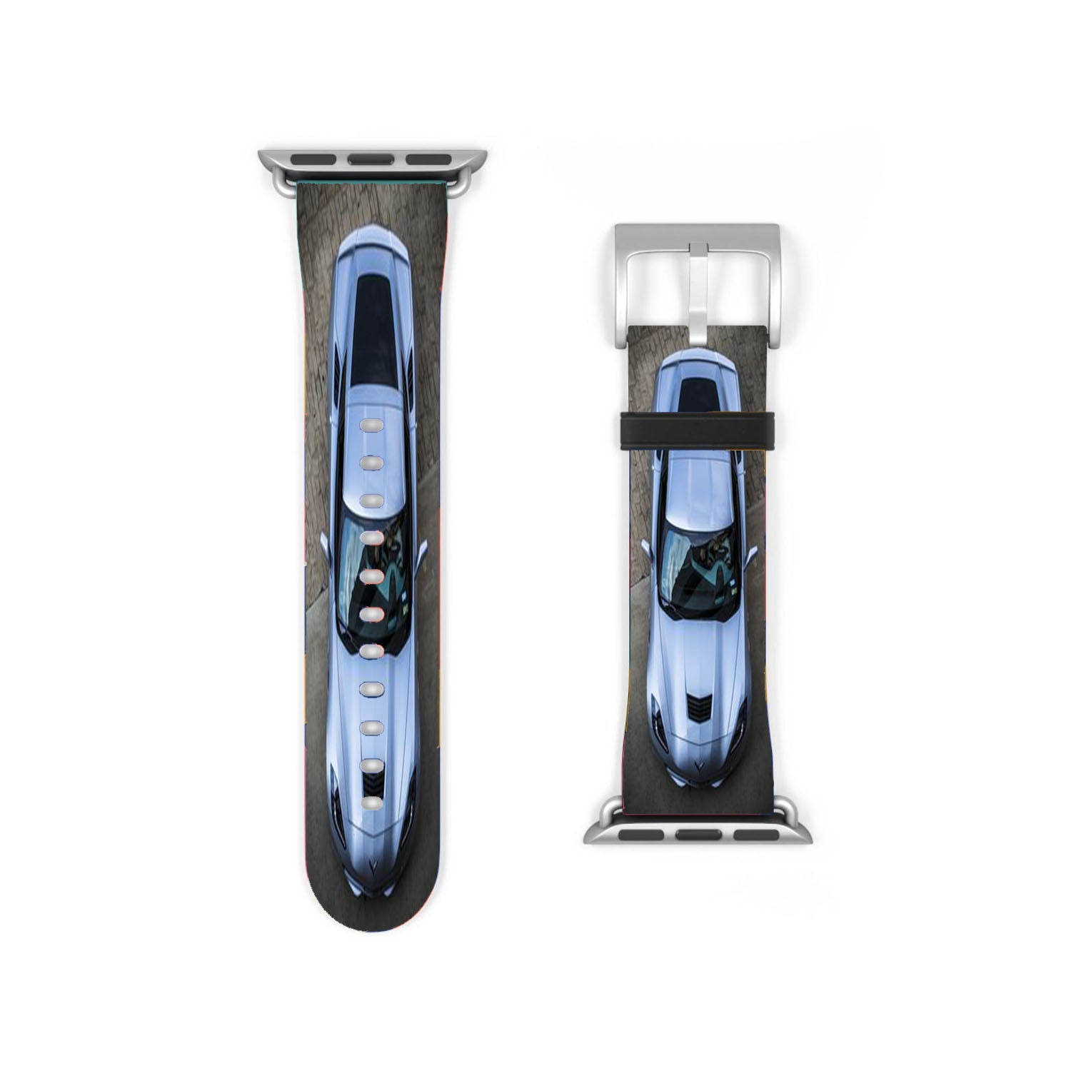 Corvette Car Logo Apple Watch Band 38Mm - 44Mm