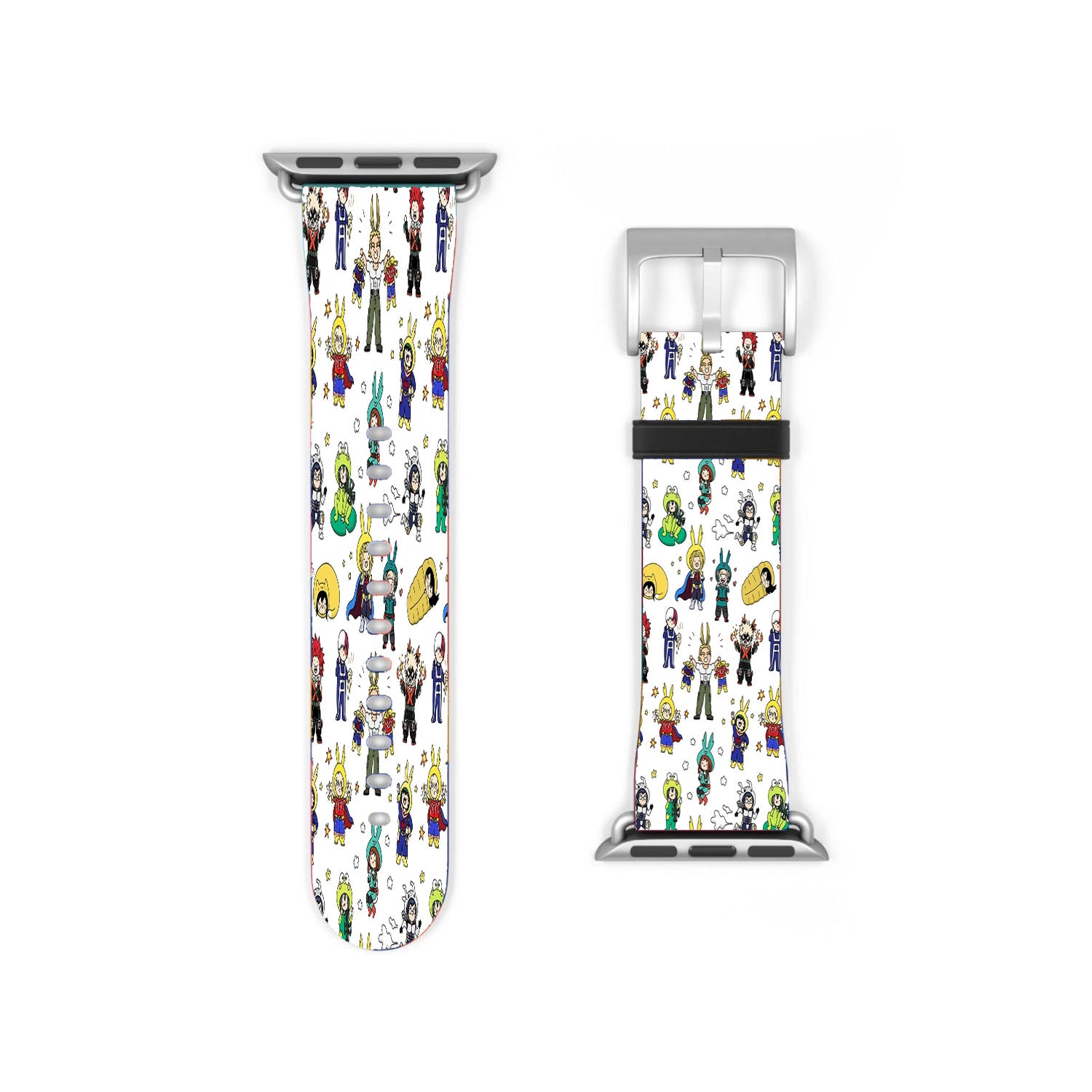 Cute Boku No Hero Academia Characters Pattern Apple Watch Band 38Mm - 44Mm