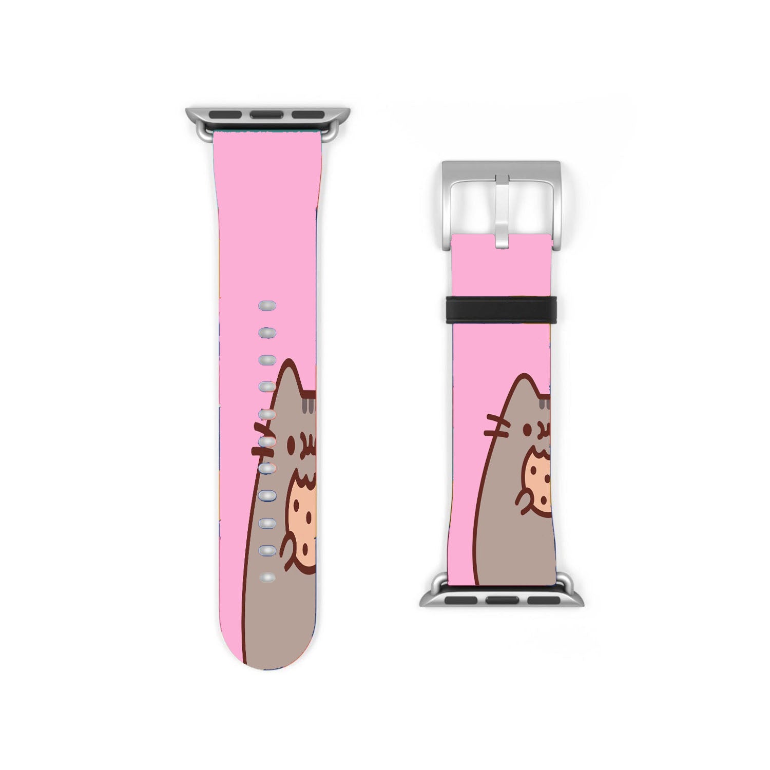 Cute Pusheen Eat A Cookies Apple Watch Band 38Mm - 44Mm