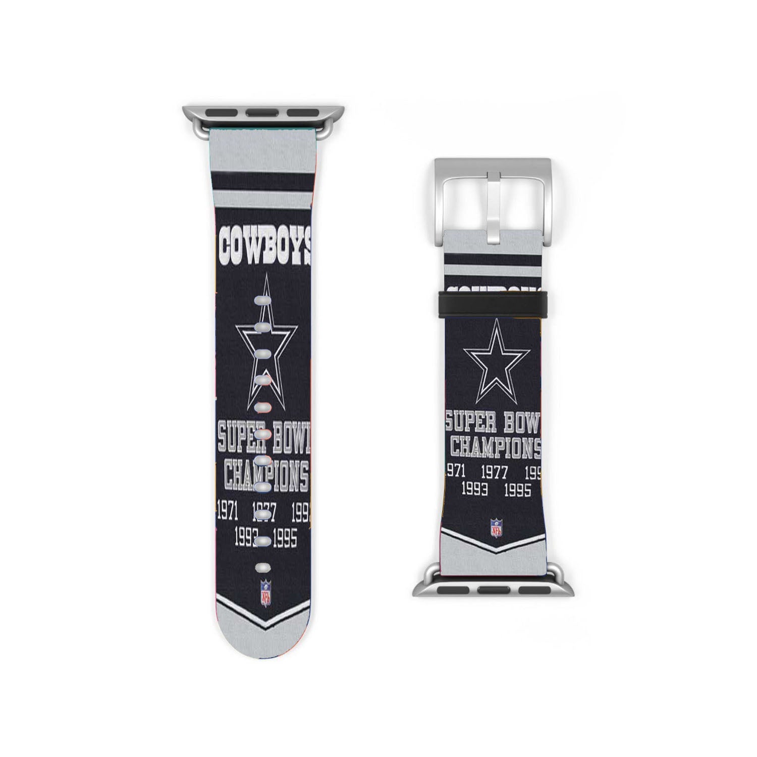 Dallas Cowboys Banner Texture Apple Watch Band 38Mm - 44Mm