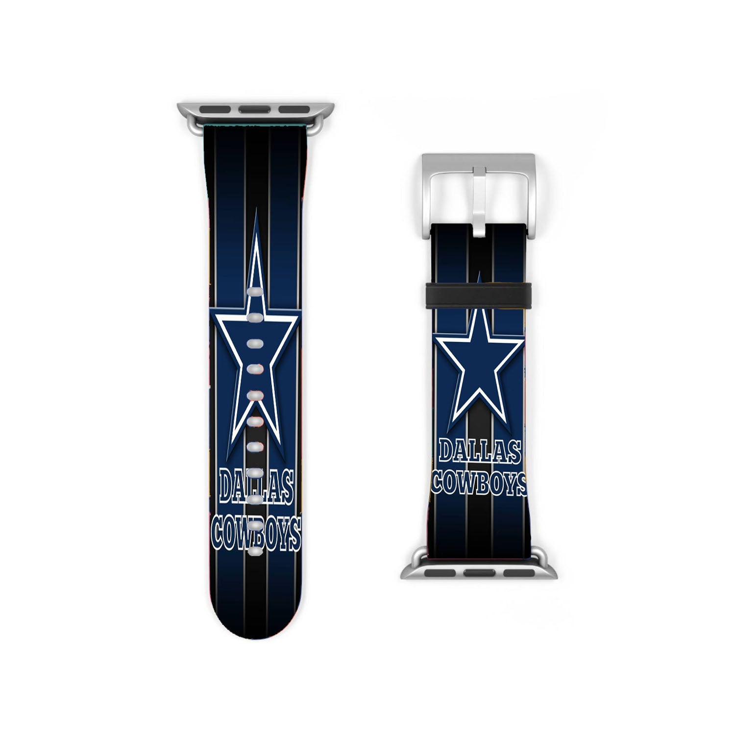 Dallas Cowboys Black Background Apple Watch Band 38Mm - 44Mm