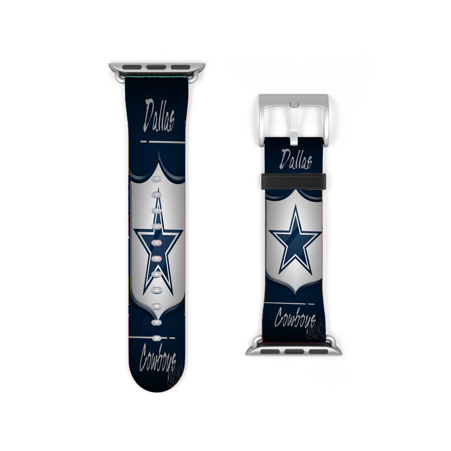 Dallas Cowboys, Blue, Dak Prescott, East Apple Watch Band 38Mm - 44Mm