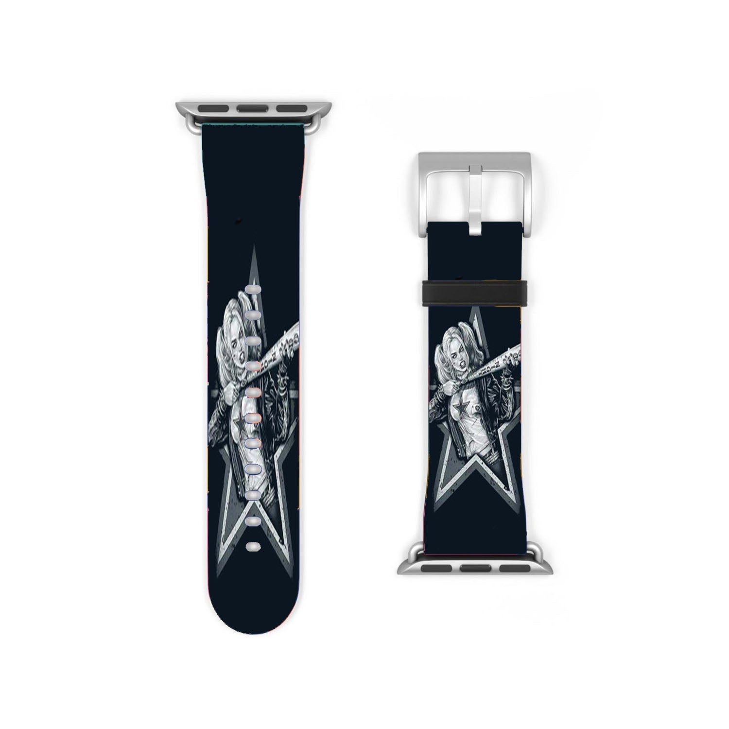 Dallas Cowboys Harley Quinn Apple Watch Band 38Mm - 44Mm