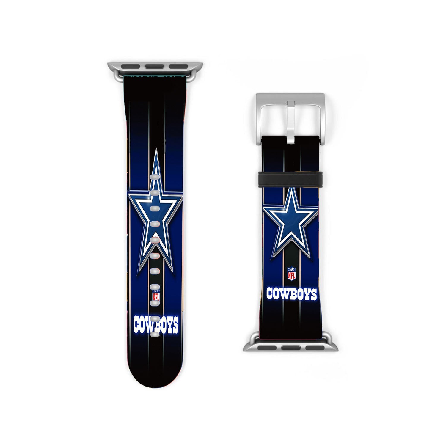 Dallas Cowboys Nfl Stripes New Apple Watch Band 38Mm - 44Mm