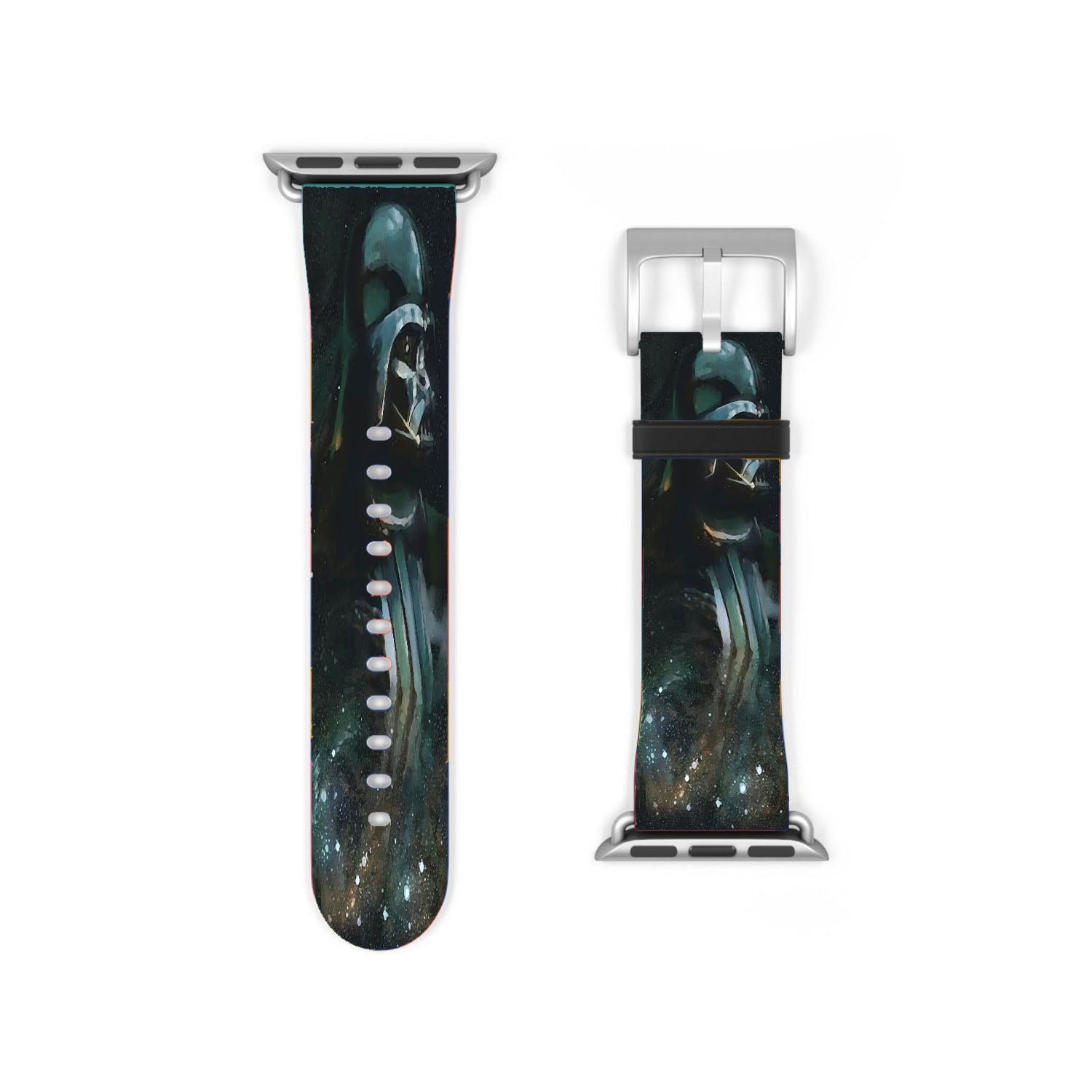 Darth Vader Galaxy Paint Apple Watch Band 38Mm - 44Mm