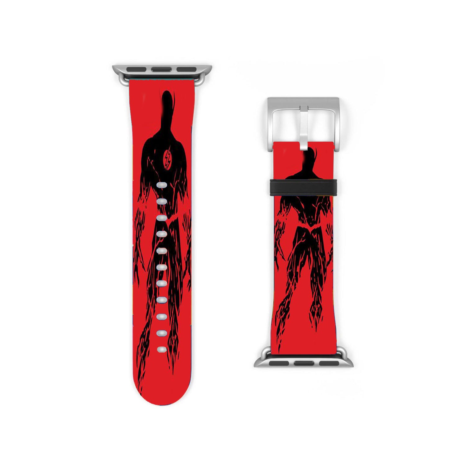 Dc Superheroes The Flash Silhouette Apple Watch Band 38Mm - 44Mm