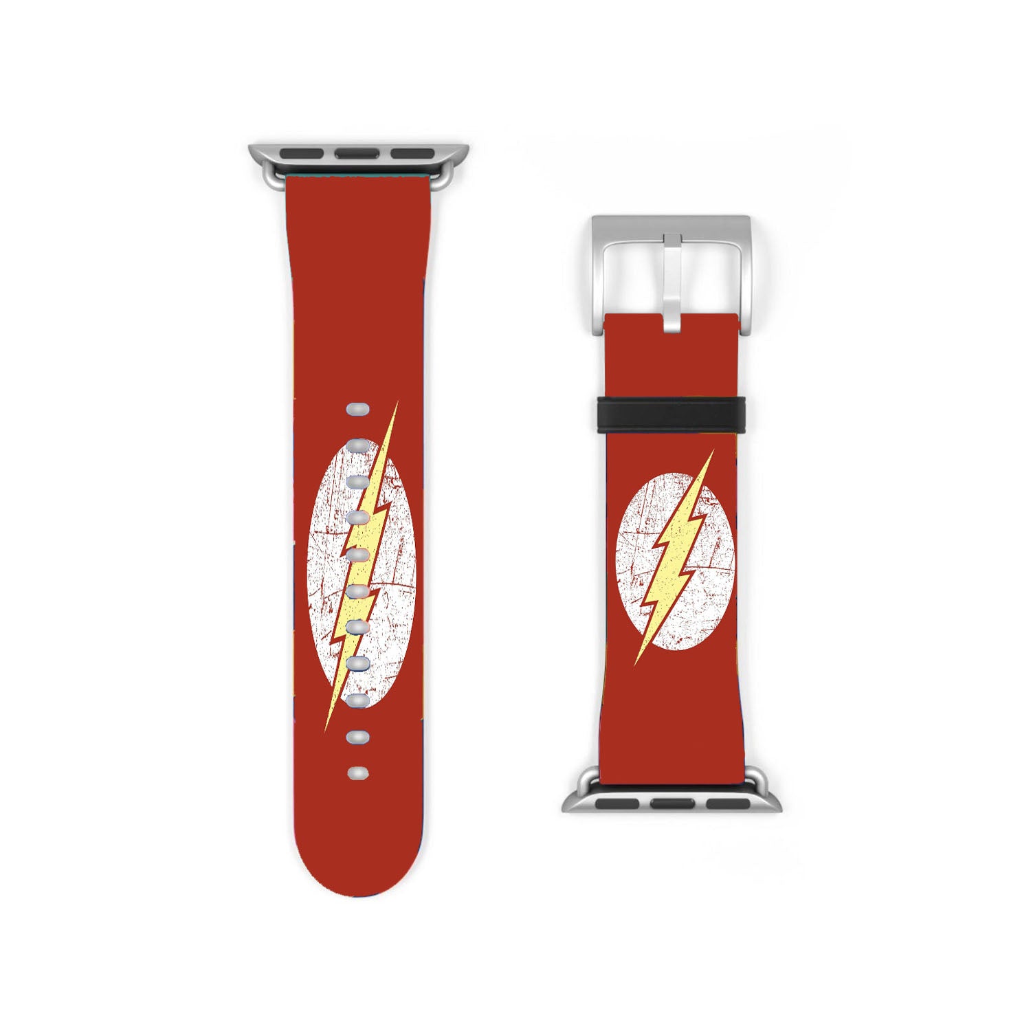 Dc The Flash Minimalist Art Logo Apple Watch Band 38Mm - 44Mm