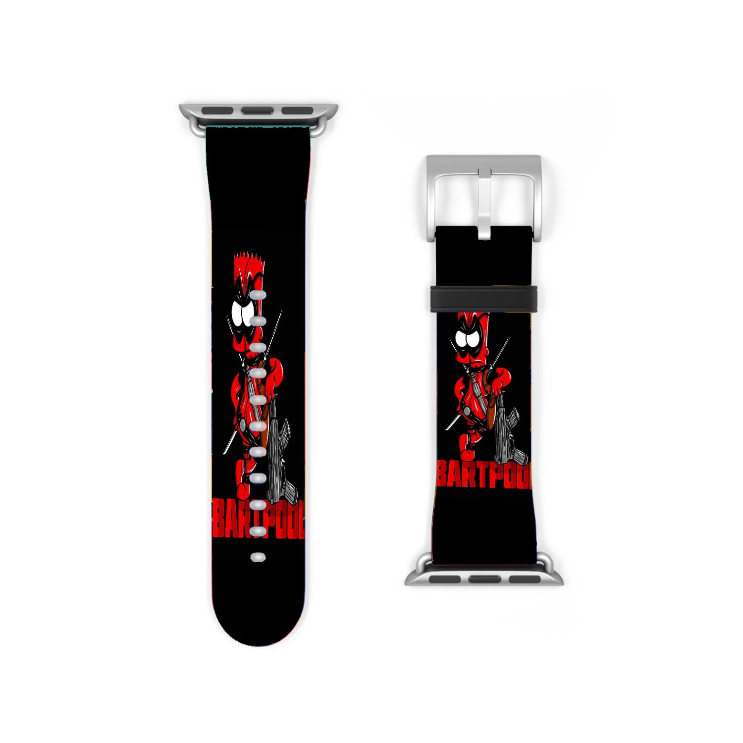 Deadpool Bartool Bart Simpson Apple Watch Band 38Mm - 44Mm
