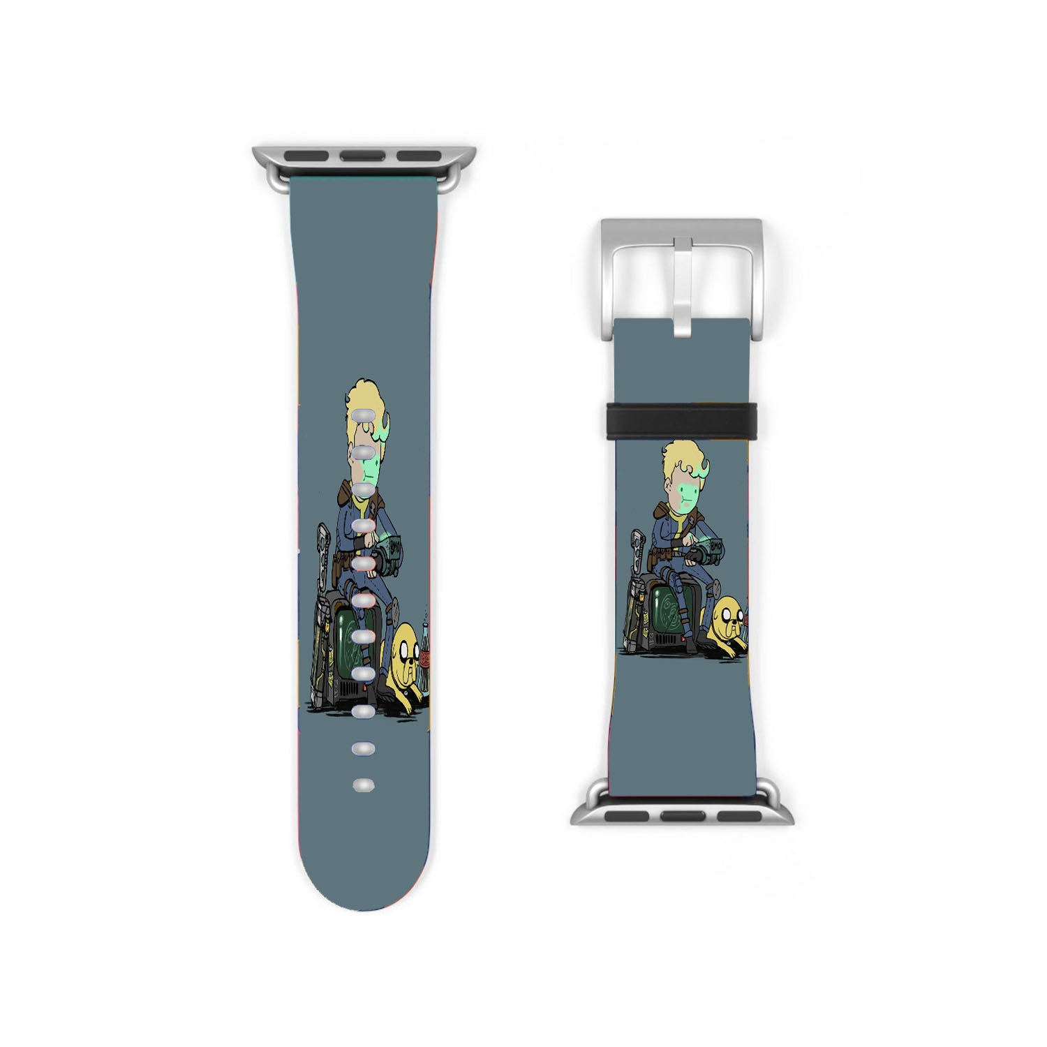 Fallout Adventure Time Vault Boy Apple Watch Band 38Mm - 44Mm