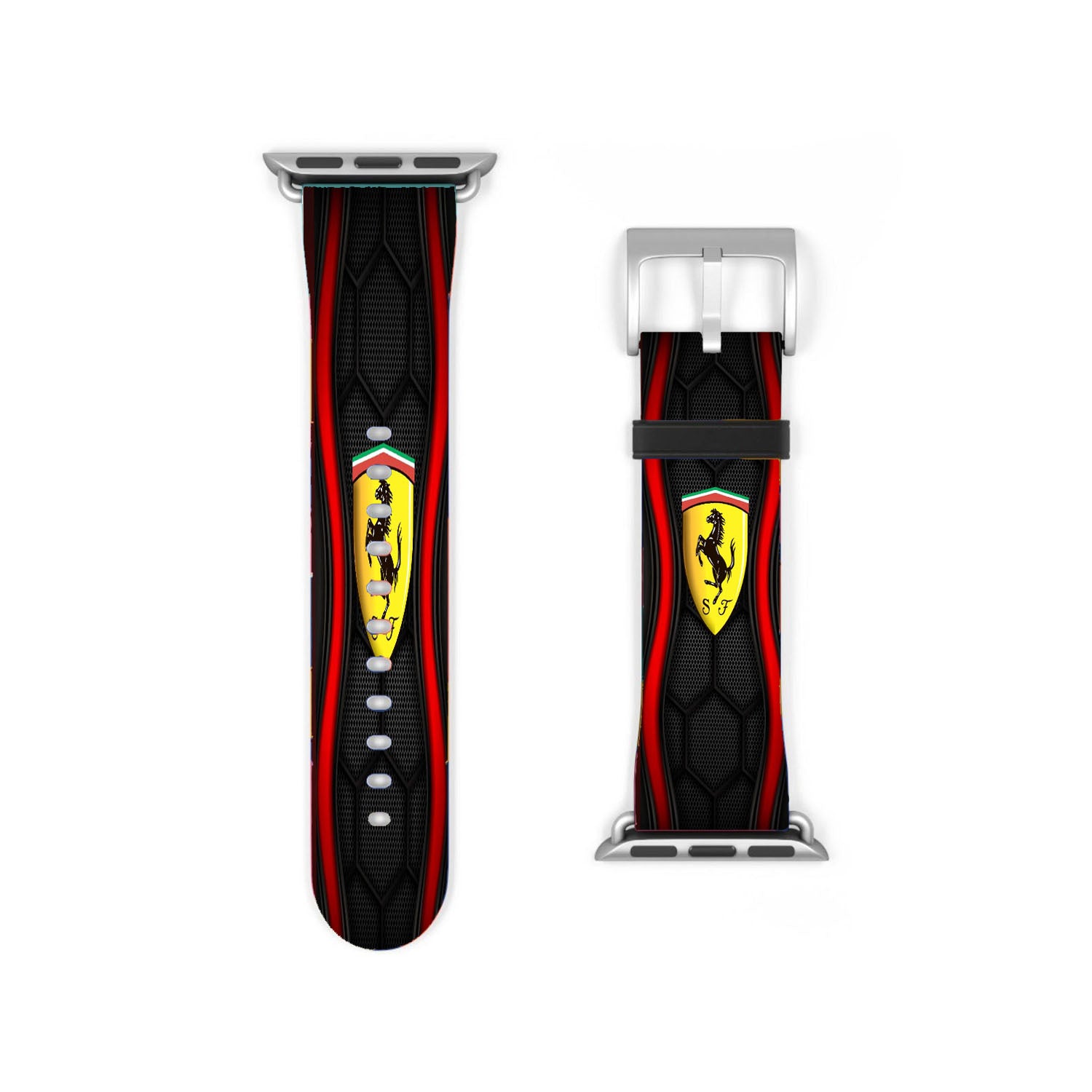 Ferrari Italian Car Emblem Wallpaper Apple Watch Band 38Mm - 44Mm