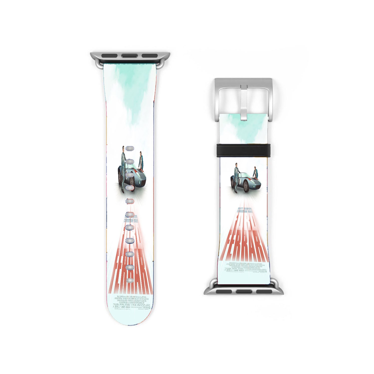 Ford Ferrari White Poster Apple Watch Band 38Mm - 44Mm