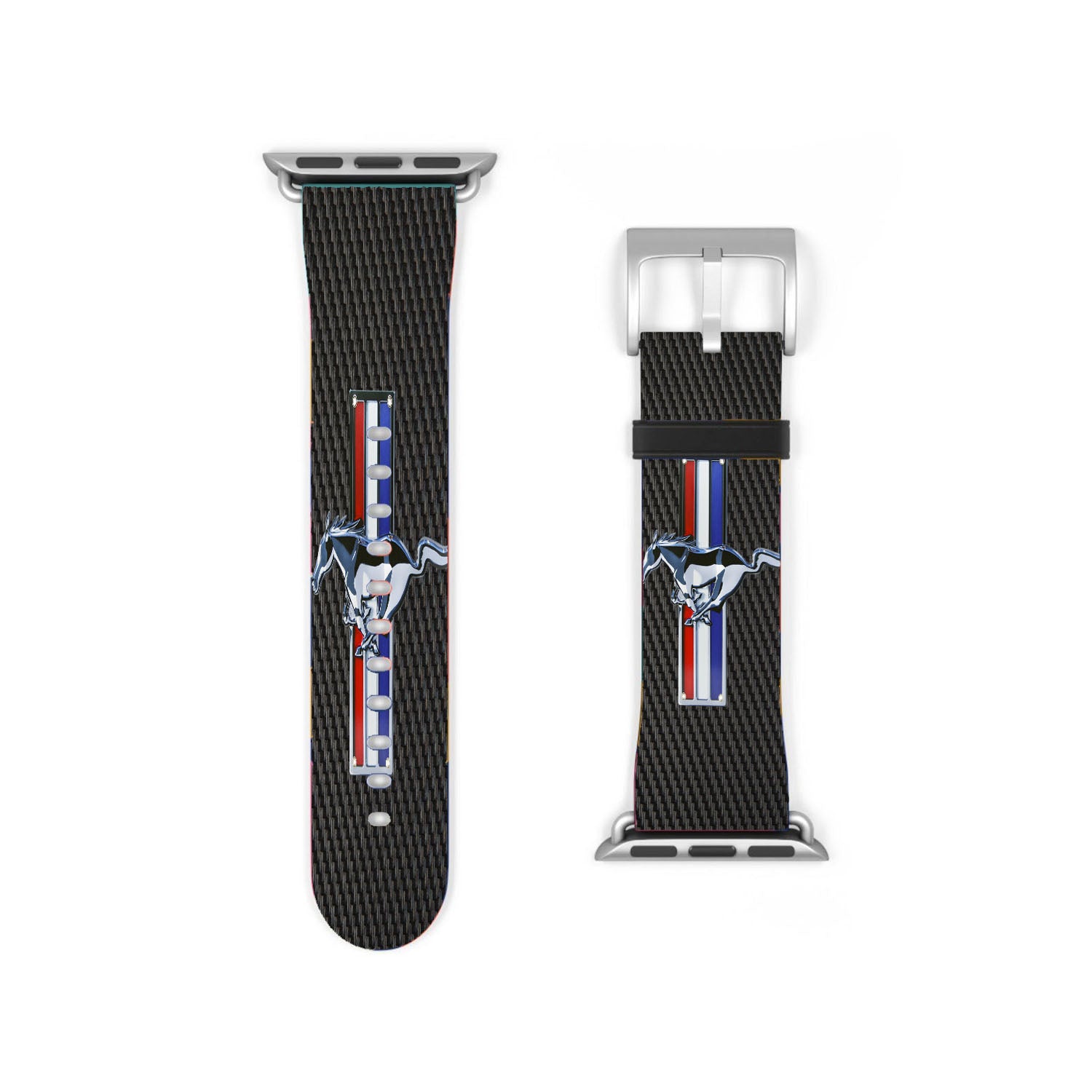 Ford Mustang Carbon Fiber Apple Watch Band 38Mm - 44Mm
