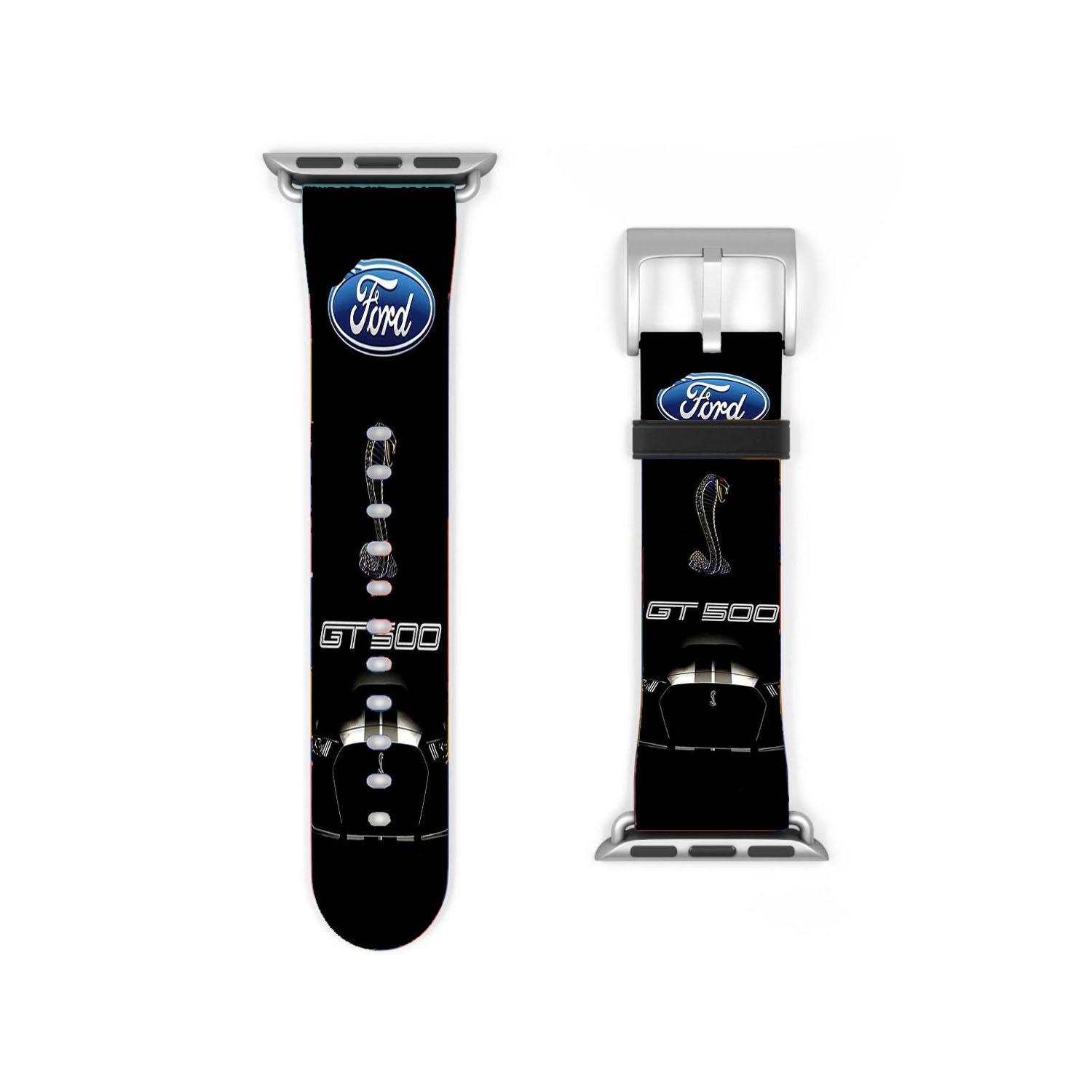Ford Mustang Gt Black Apple Watch Band 38Mm - 44Mm
