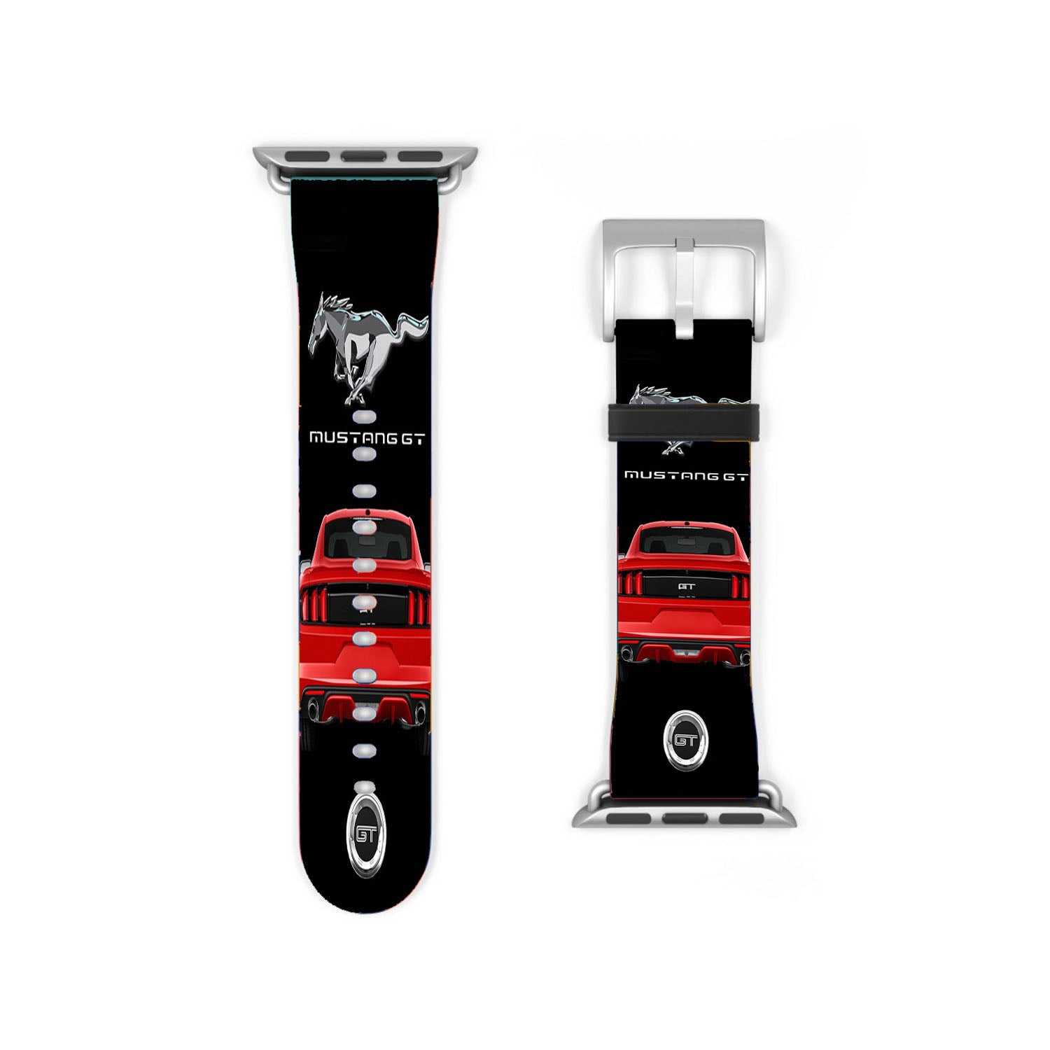 Ford Mustang Gt Red Car Apple Watch Band 38Mm - 44Mm