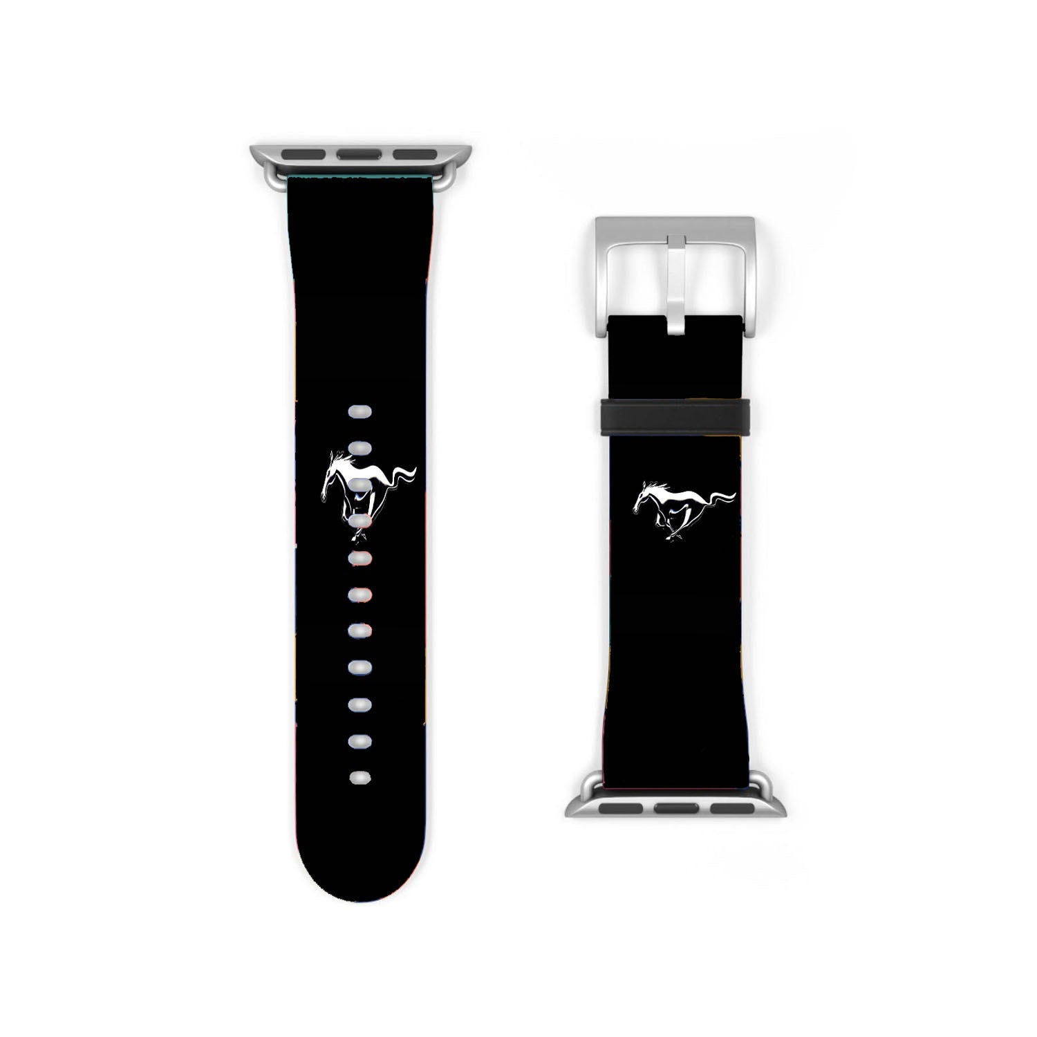 Ford Mustang Logo Black Wallpape Apple Watch Band 38Mm - 44Mm