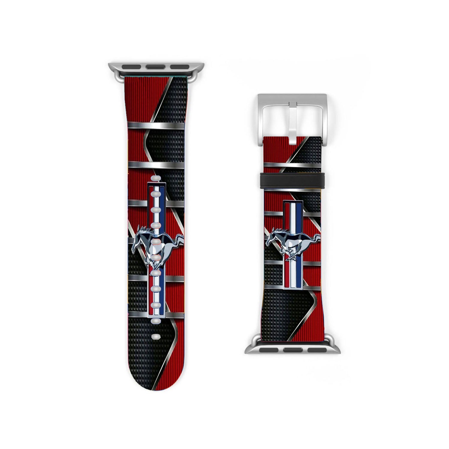Ford Mustang Metal Logo Apple Watch Band 38Mm - 44Mm