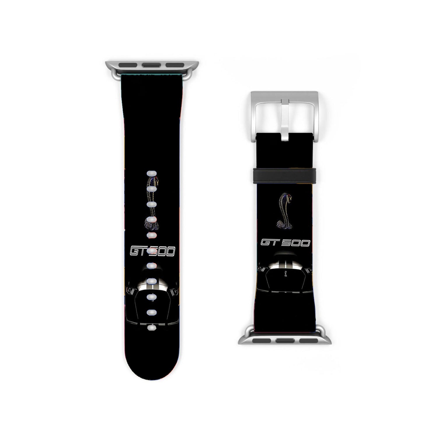 Ford Mustang Shelby Cobra Black Apple Watch Band 38Mm - 44Mm