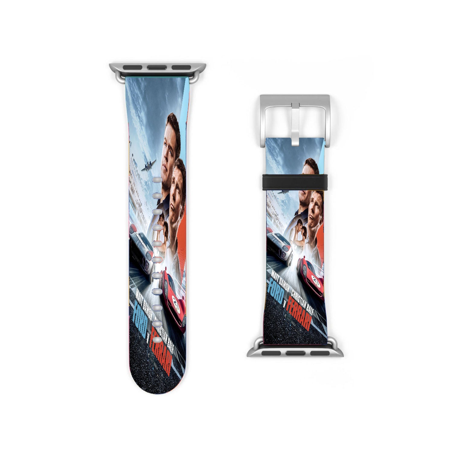 Ford Vs Ferrari Race Car Movie Poster Apple Watch Band 38Mm - 44Mm