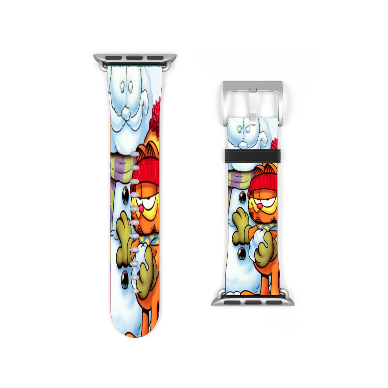 Garfield Puss Playing Snow Apple Watch Band 38Mm - 44Mm