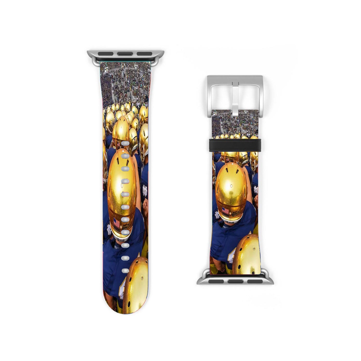Golden Notre Dame Football Helmet Apple Watch Band 38Mm - 44Mm