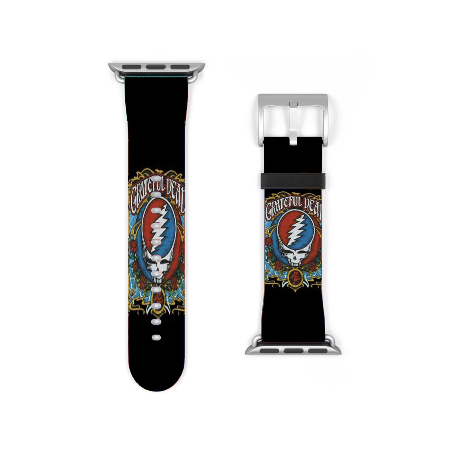 Grateful Dead Black Roses Apple Watch Band 38Mm - 44Mm