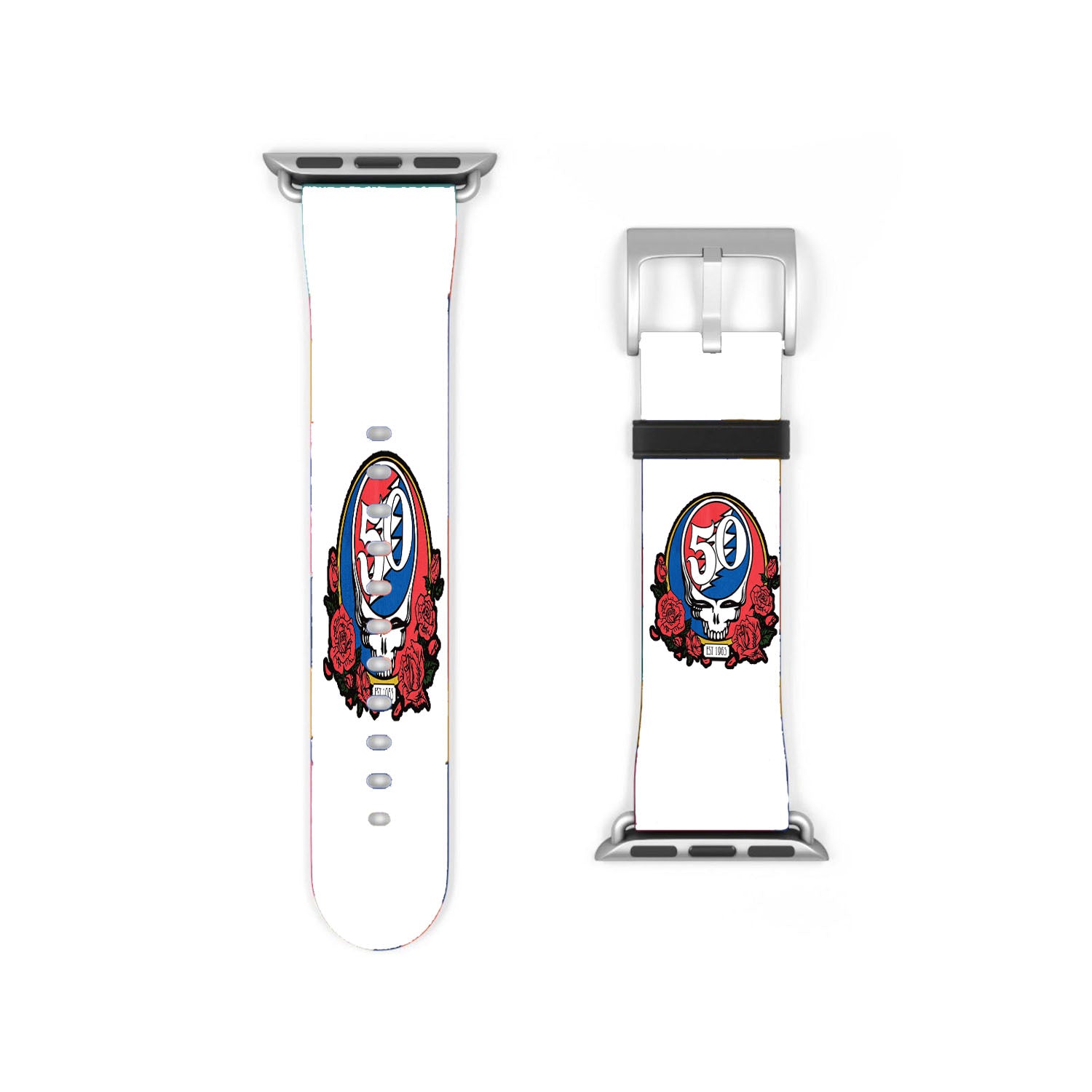 Grateful Dead Chicago Cubs Apple Watch Band 38Mm - 44Mm