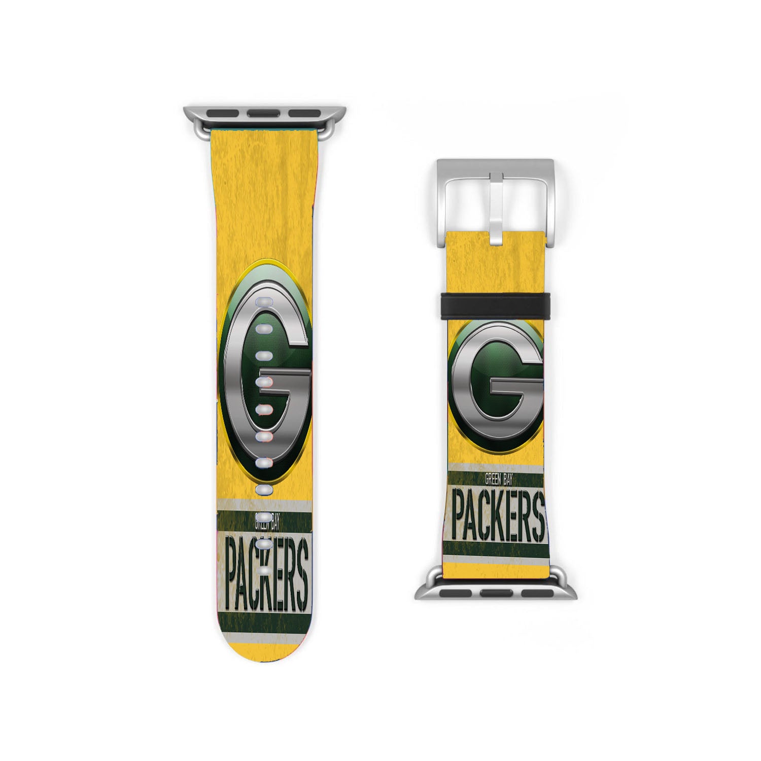 Green Bay Packers Emblem Logo Yellow Apple Watch Band 38Mm - 44Mm