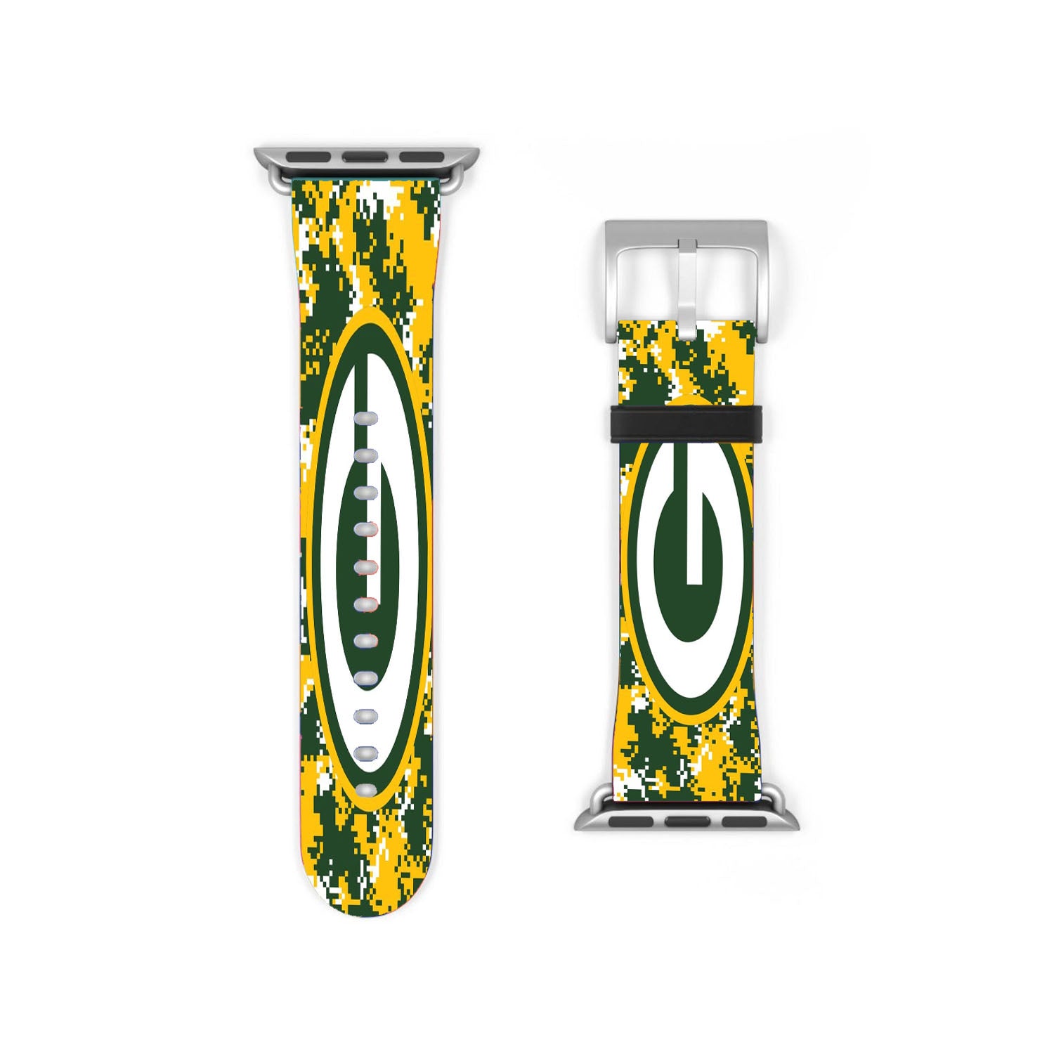 Green Bay Packers Pixel Art Apple Watch Band 38Mm - 44Mm