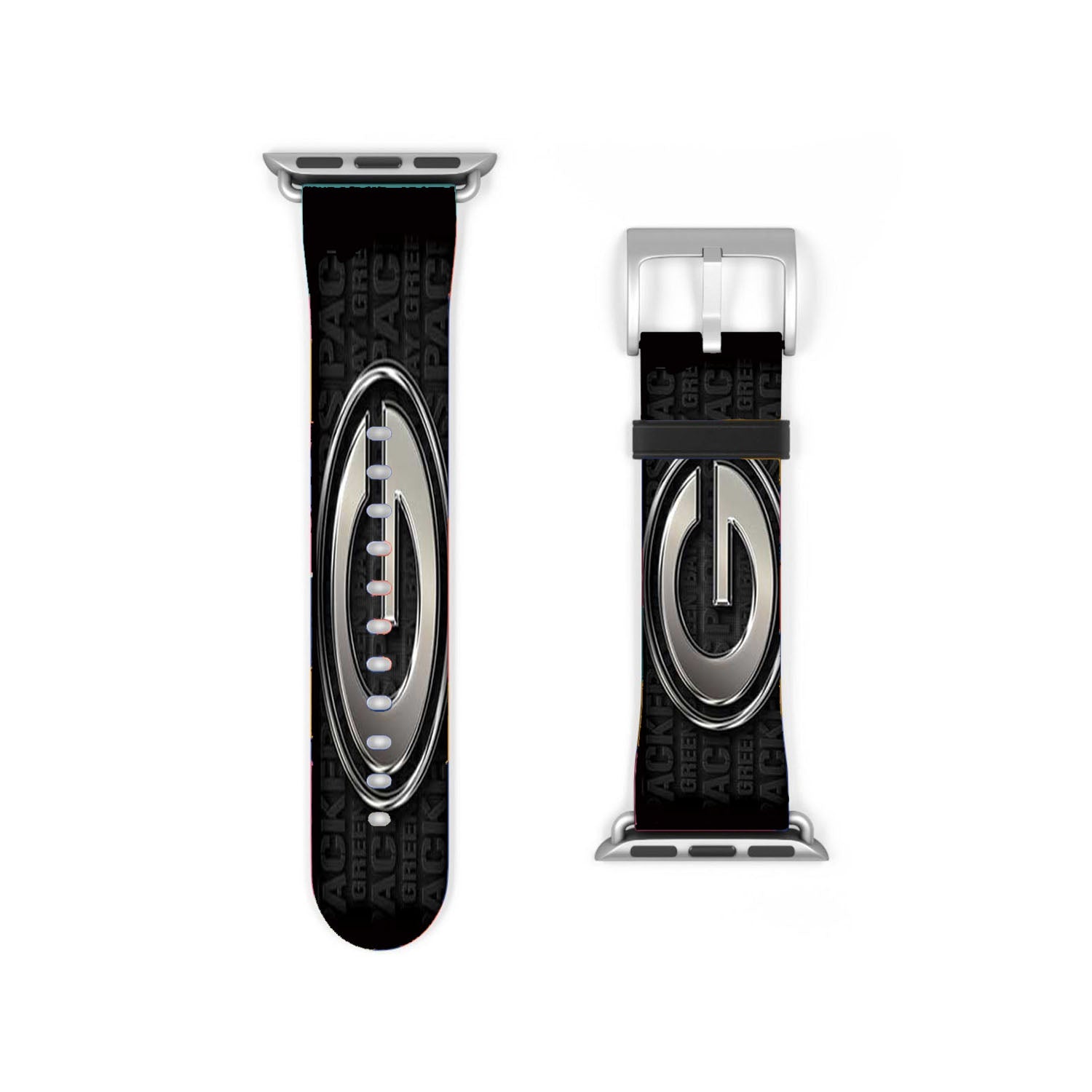 Green Bay Packers Raised Letters Apple Watch Band 38Mm - 44Mm