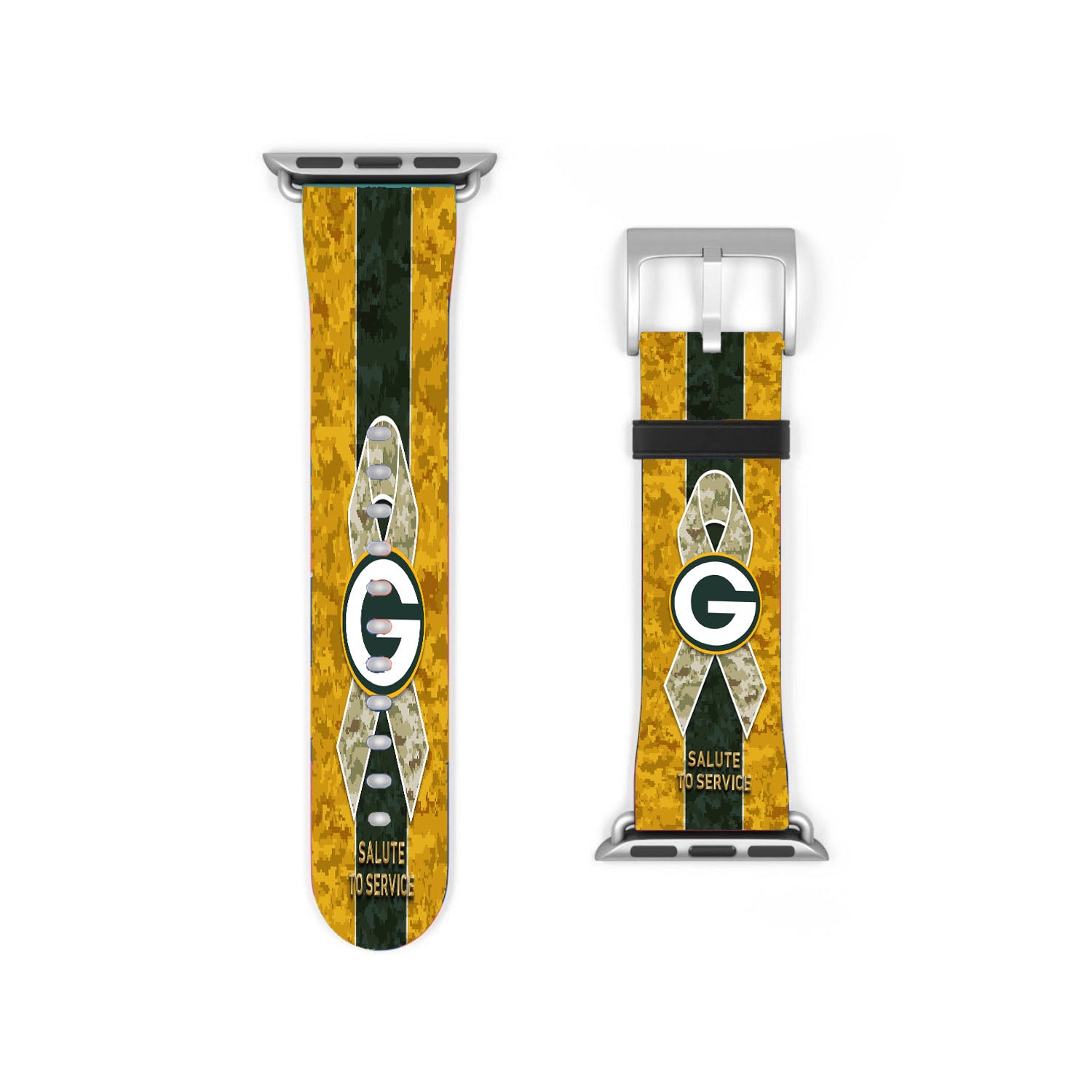 Green Bay Packers Salute To Service Apple Watch Band 38Mm - 44Mm