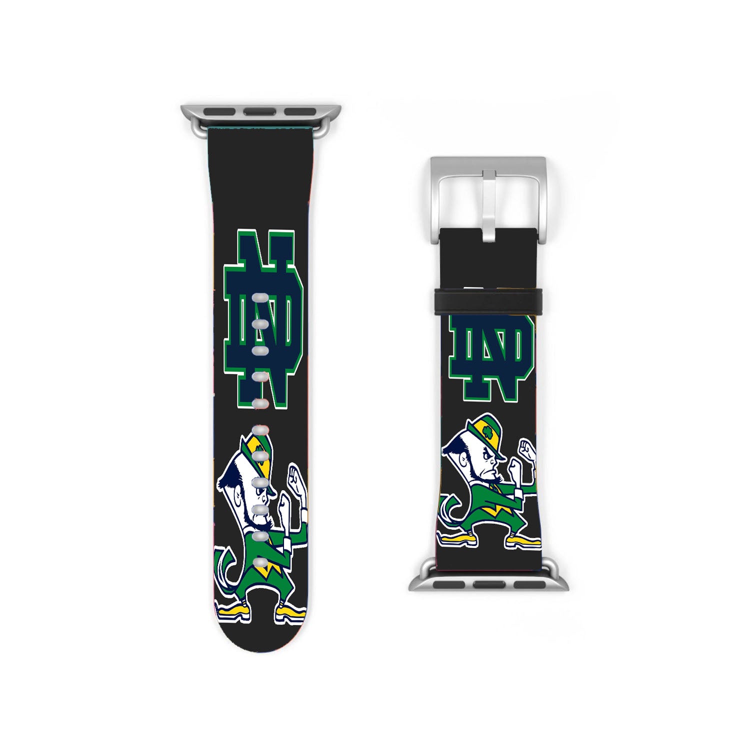 Grey Notre Dame Fighting Irish Apple Watch Band 38Mm - 44Mm