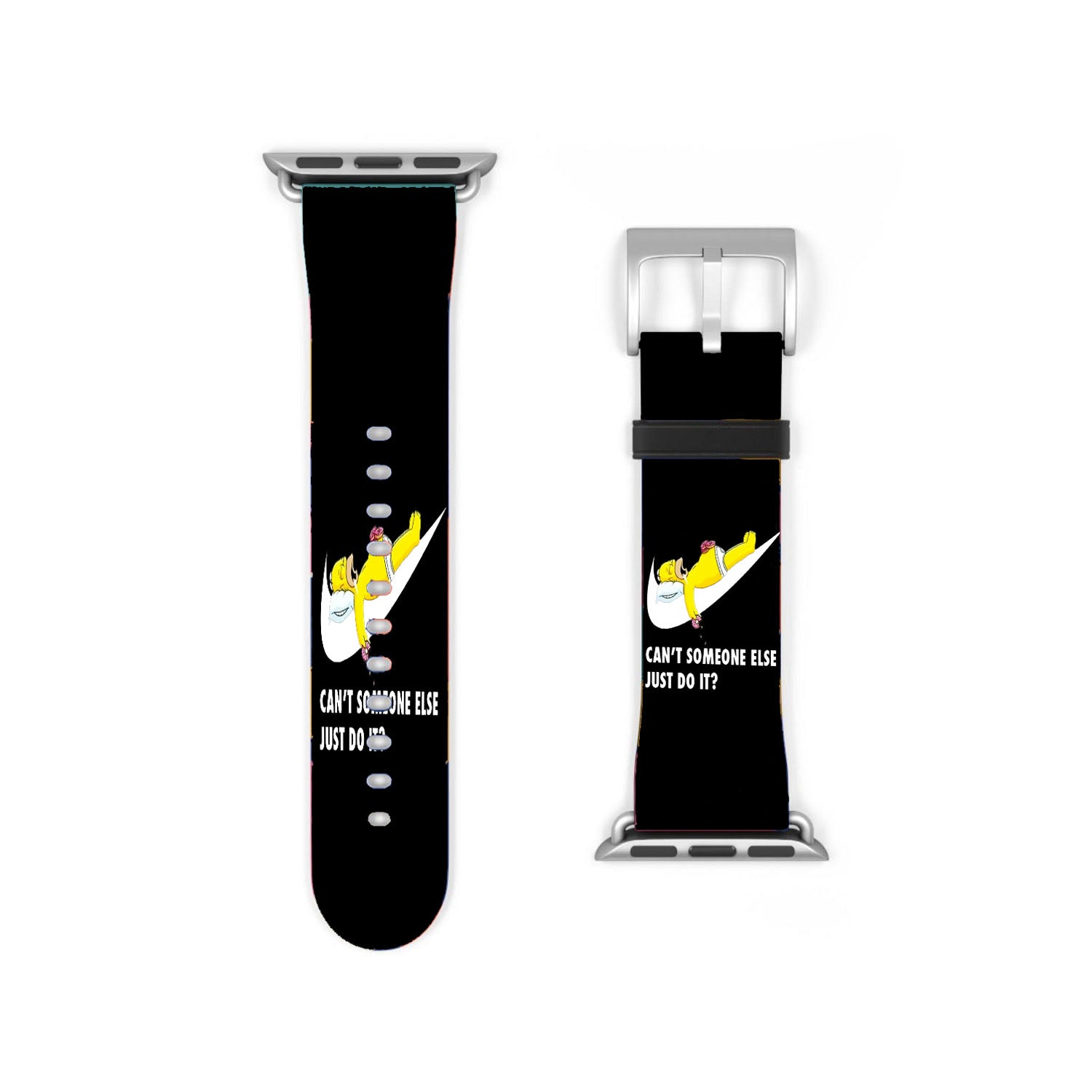 Homer Simpson Nike Black Apple Watch Band 38Mm - 44Mm