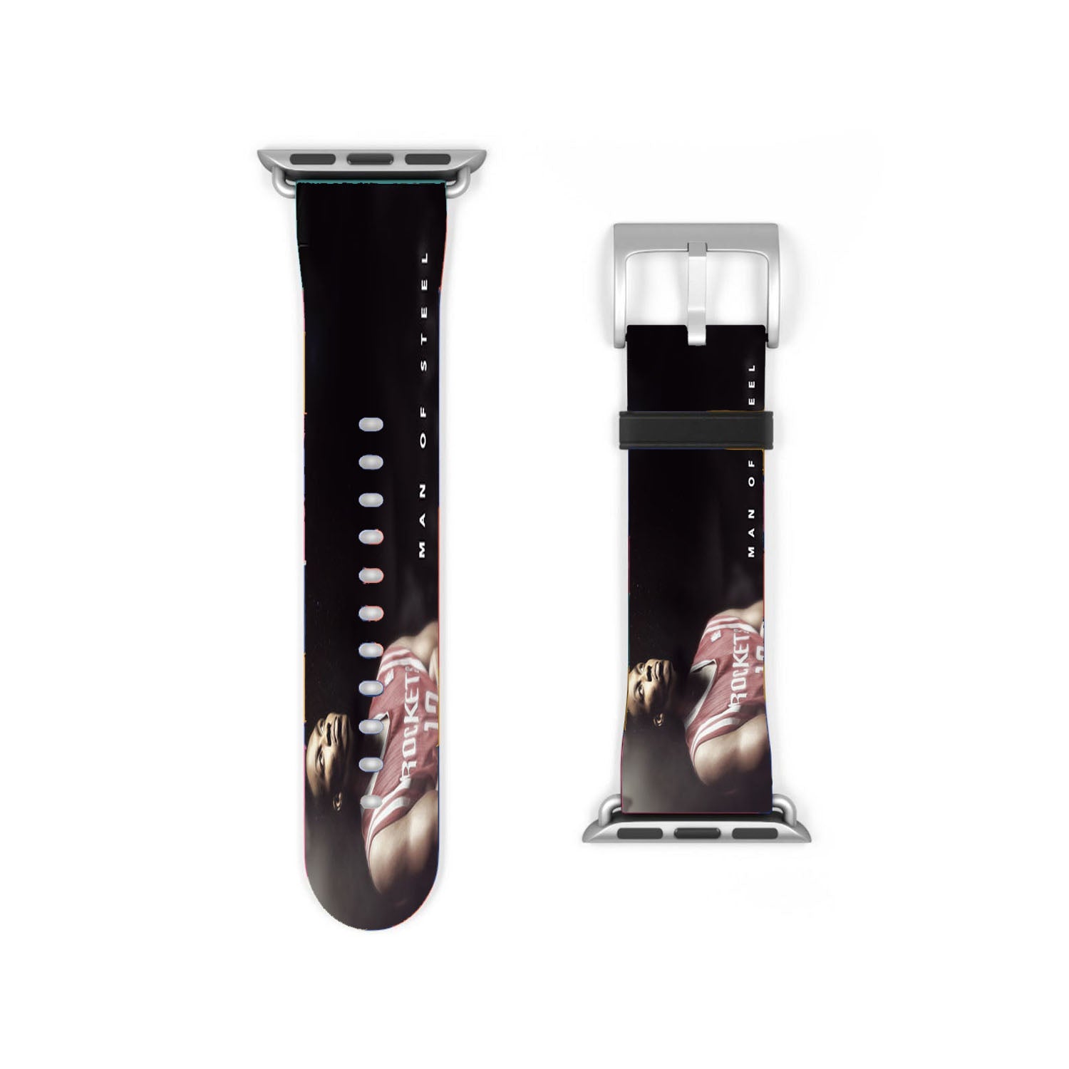 Houston Rockets Man Of Steel Apple Watch Band 38Mm - 44Mm