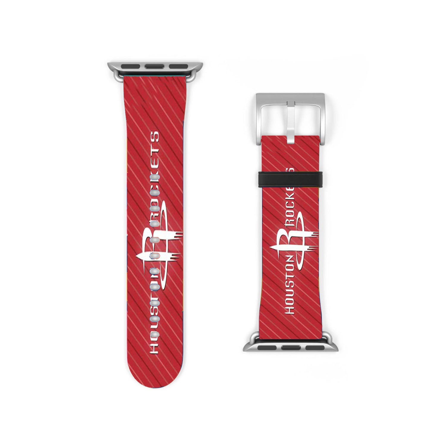 Houston Rockets Stripes Apple Watch Band 38Mm - 44Mm