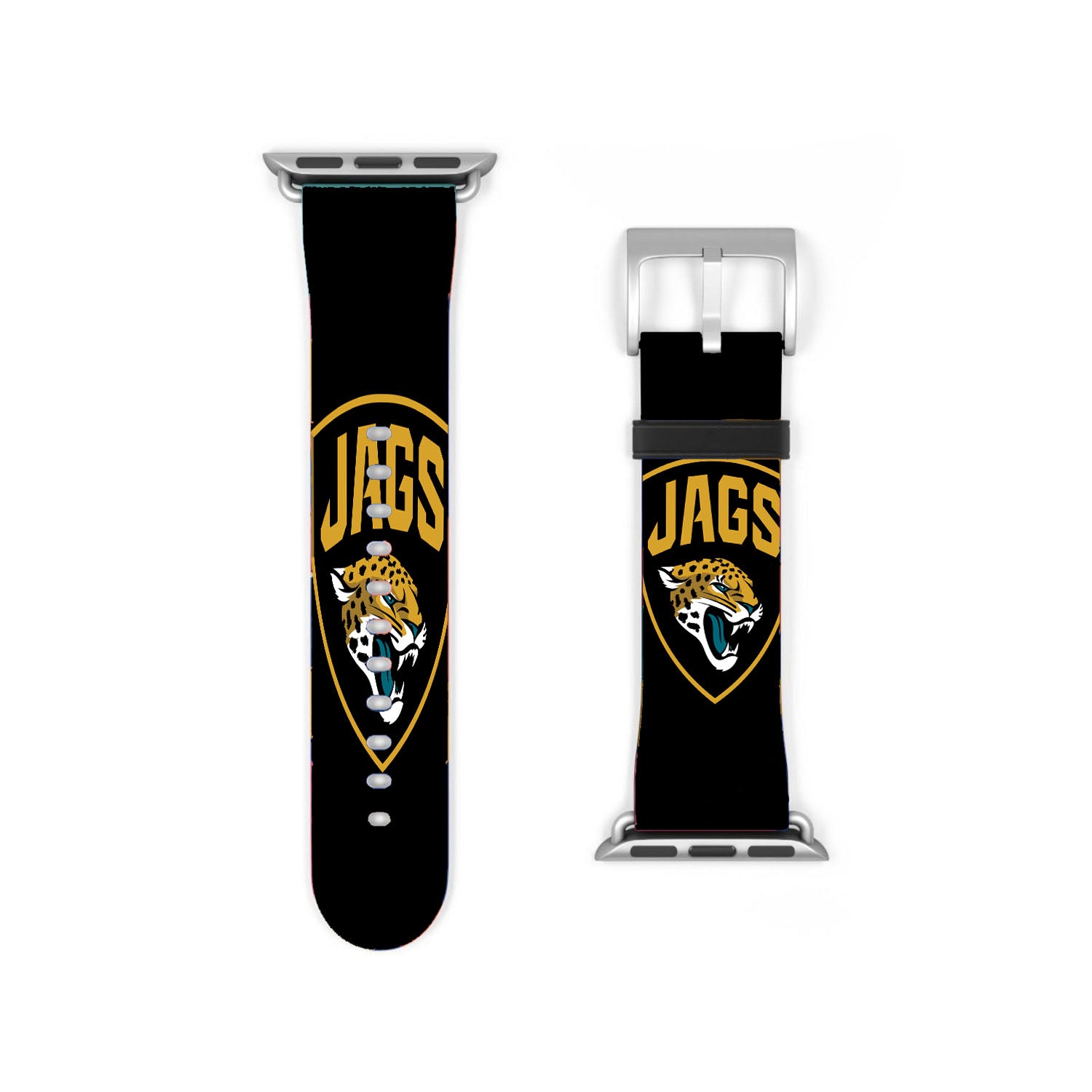Jacksonville Jaguars Secondary Shield Logo Apple Watch Band 38Mm - 44Mm