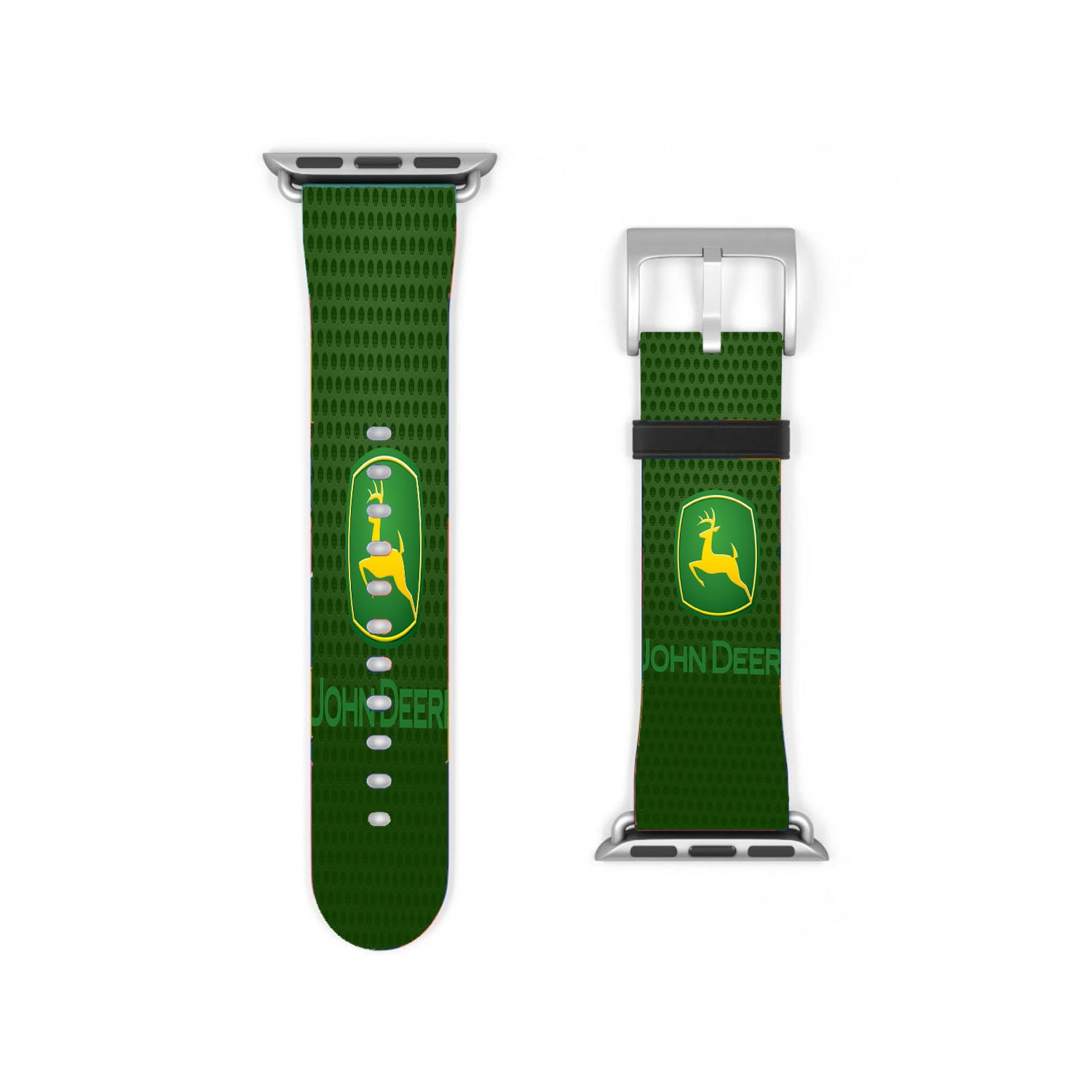 John Deere Green Carbon Fiber Logo Apple Watch Band 38Mm - 44Mm