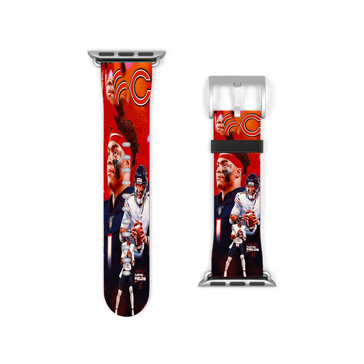 Justin Fields Chicago Bears Apple Watch Band 38Mm - 44Mm
