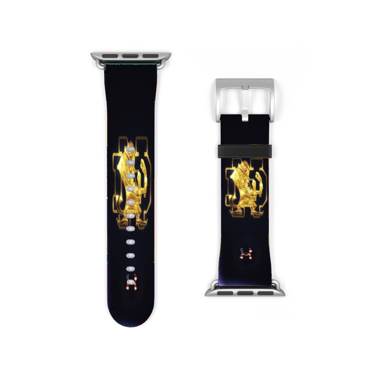 Leprechaun Gold Under Armour Notre Dame Irish Apple Watch Band 38Mm - 44Mm