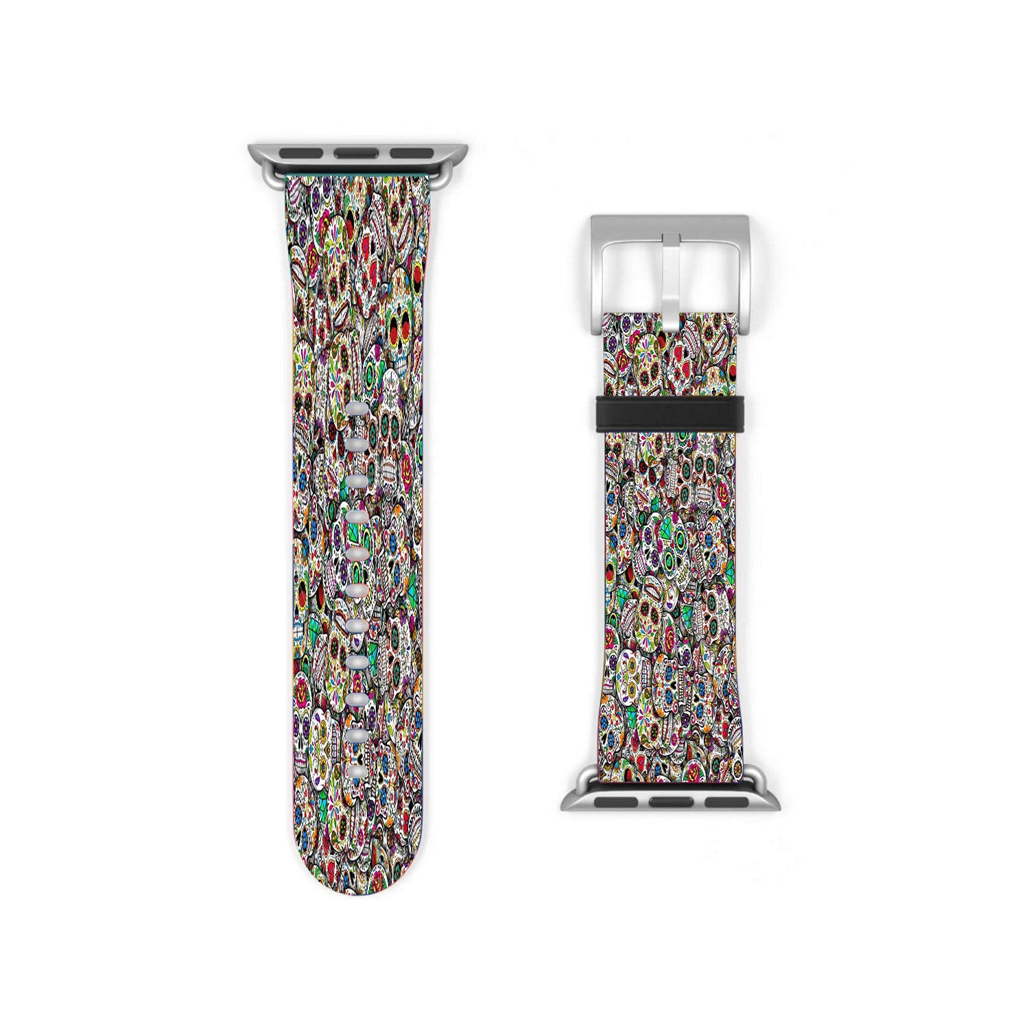 Mexican Sugar Skulls Grateful Dead Apple Watch Band 38Mm - 44Mm