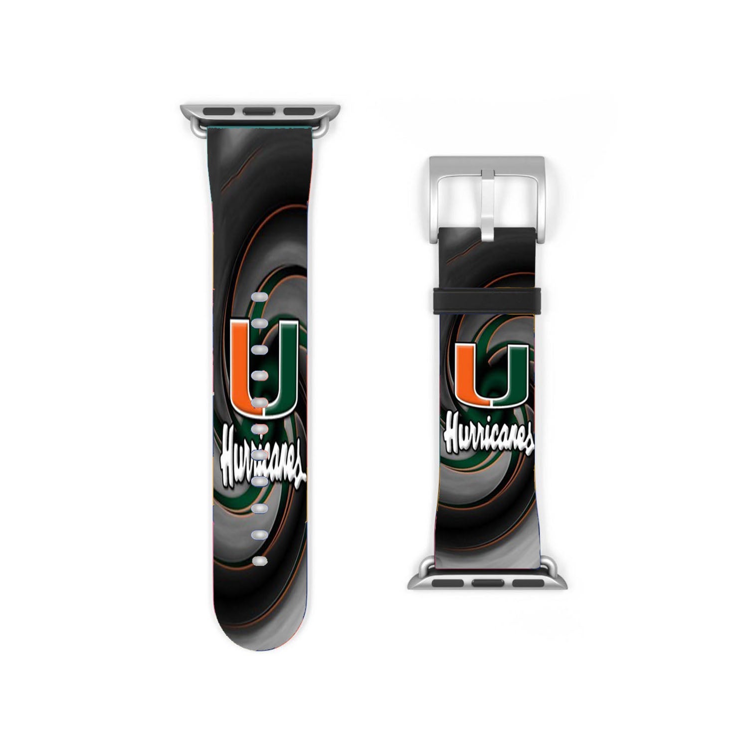 Miami Hurricanes Icon Apple Watch Band 38Mm - 44Mm