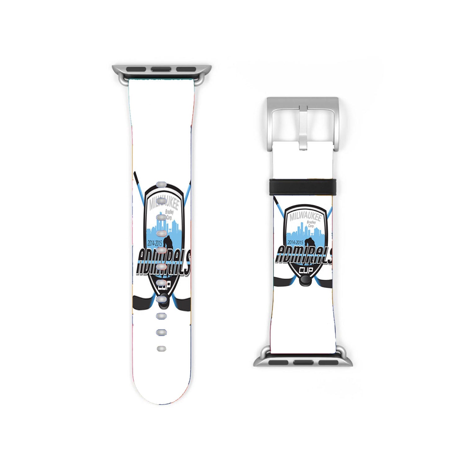 Milwaukee Admirals Hockey Logo Apple Watch Band 38Mm - 44Mm