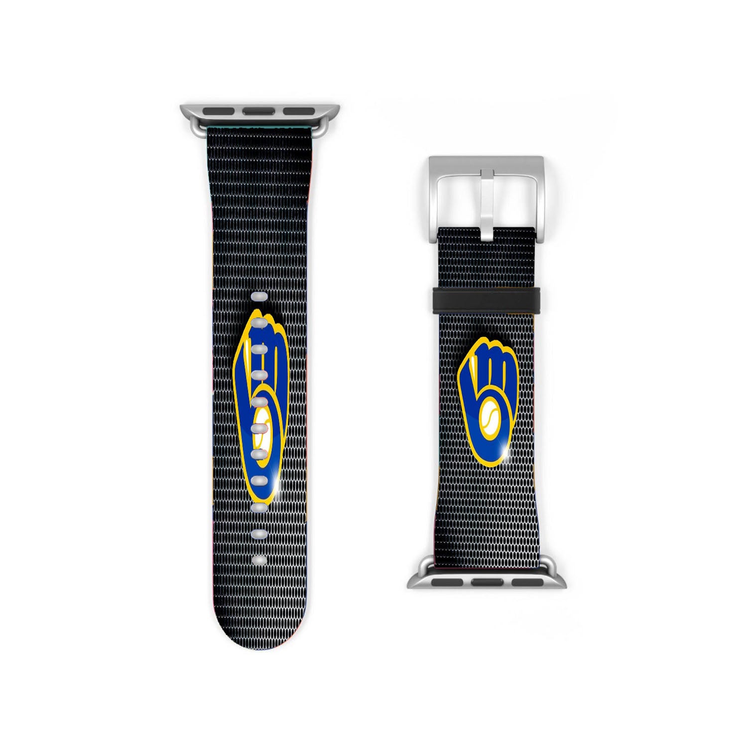 Milwaukee Brewers Logo 2 Apple Watch Band 38Mm - 44Mm