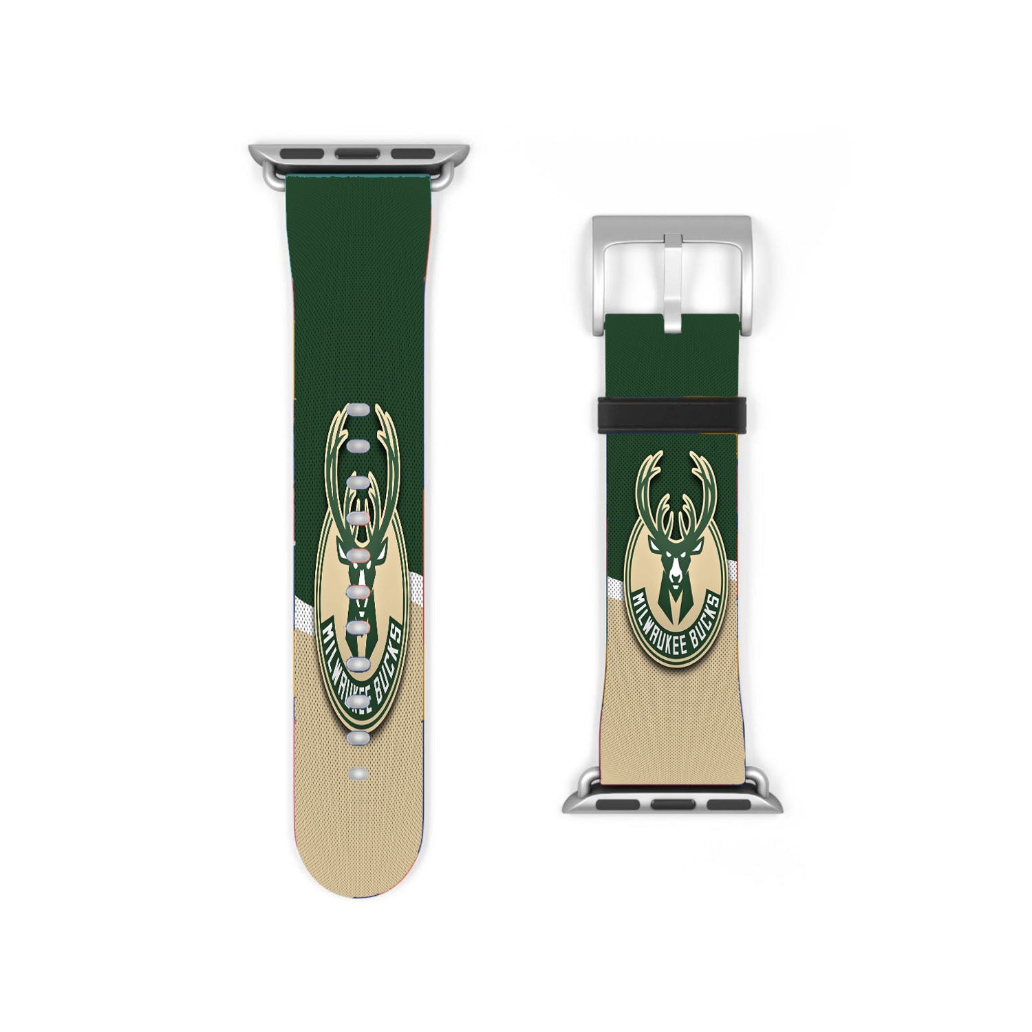 Milwaukee Bucks Basketball Team Logo Apple Watch Band 38Mm - 44Mm