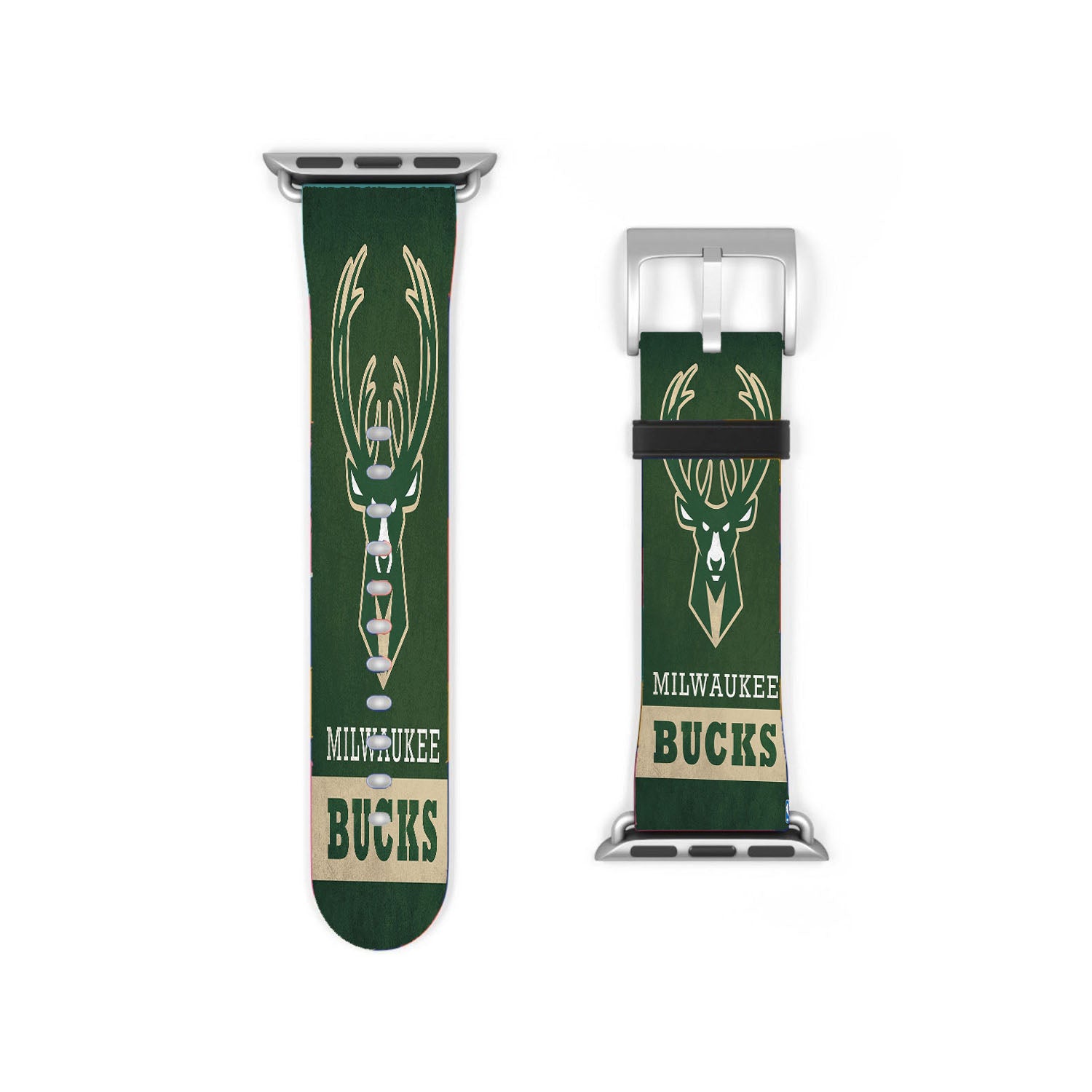 Nba Milwaukee Bucks Logo Apple Watch Band 38Mm - 44Mm