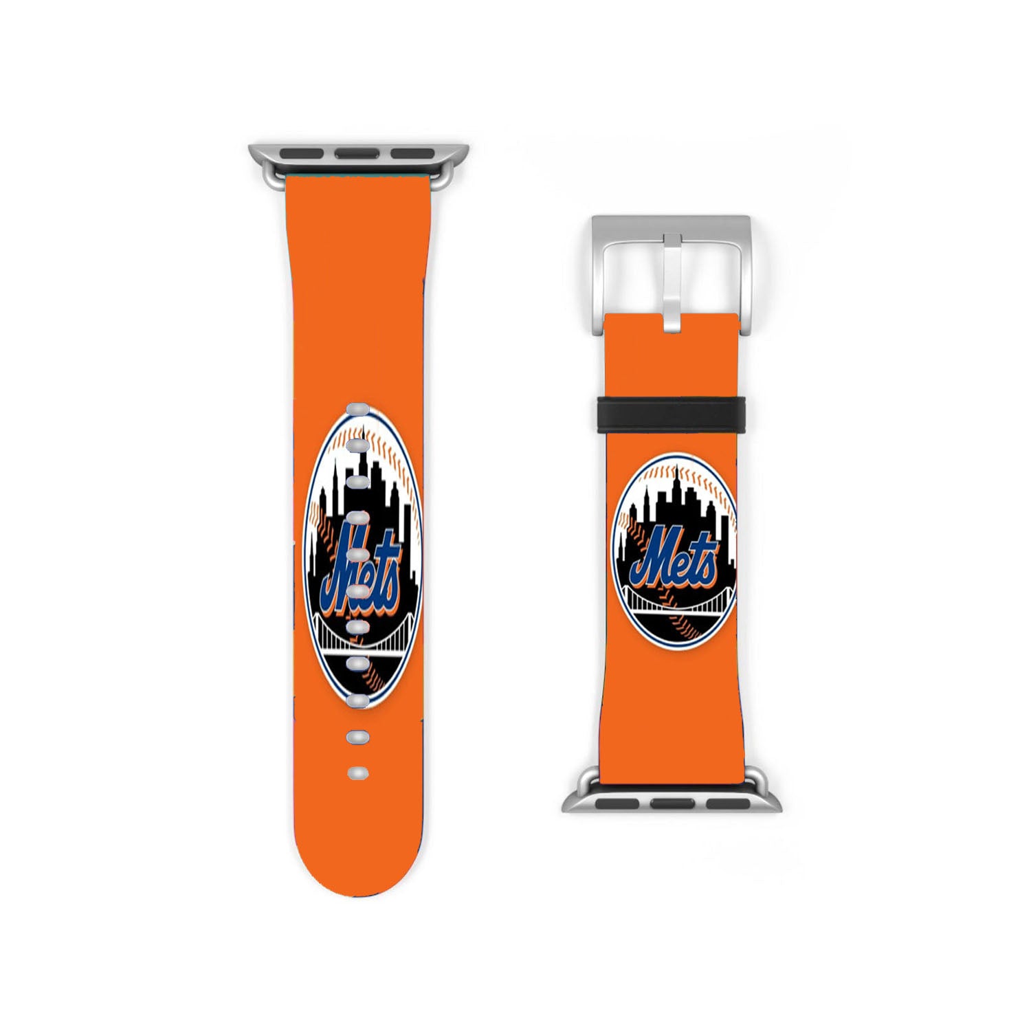 New York Mets Ball Logo Apple Watch Band 38Mm - 44Mm