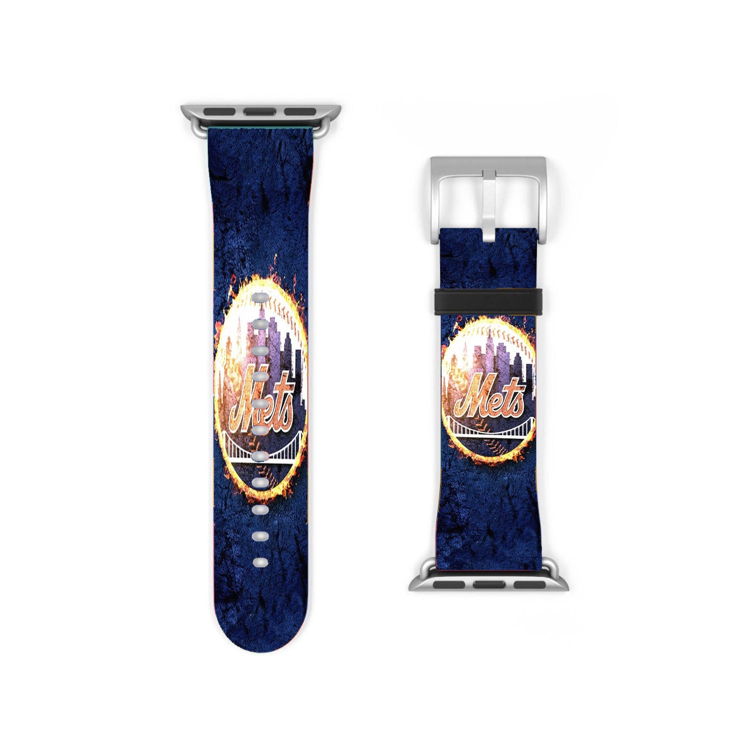 New York Mets Mlb Apple Watch Band 38Mm - 44Mm