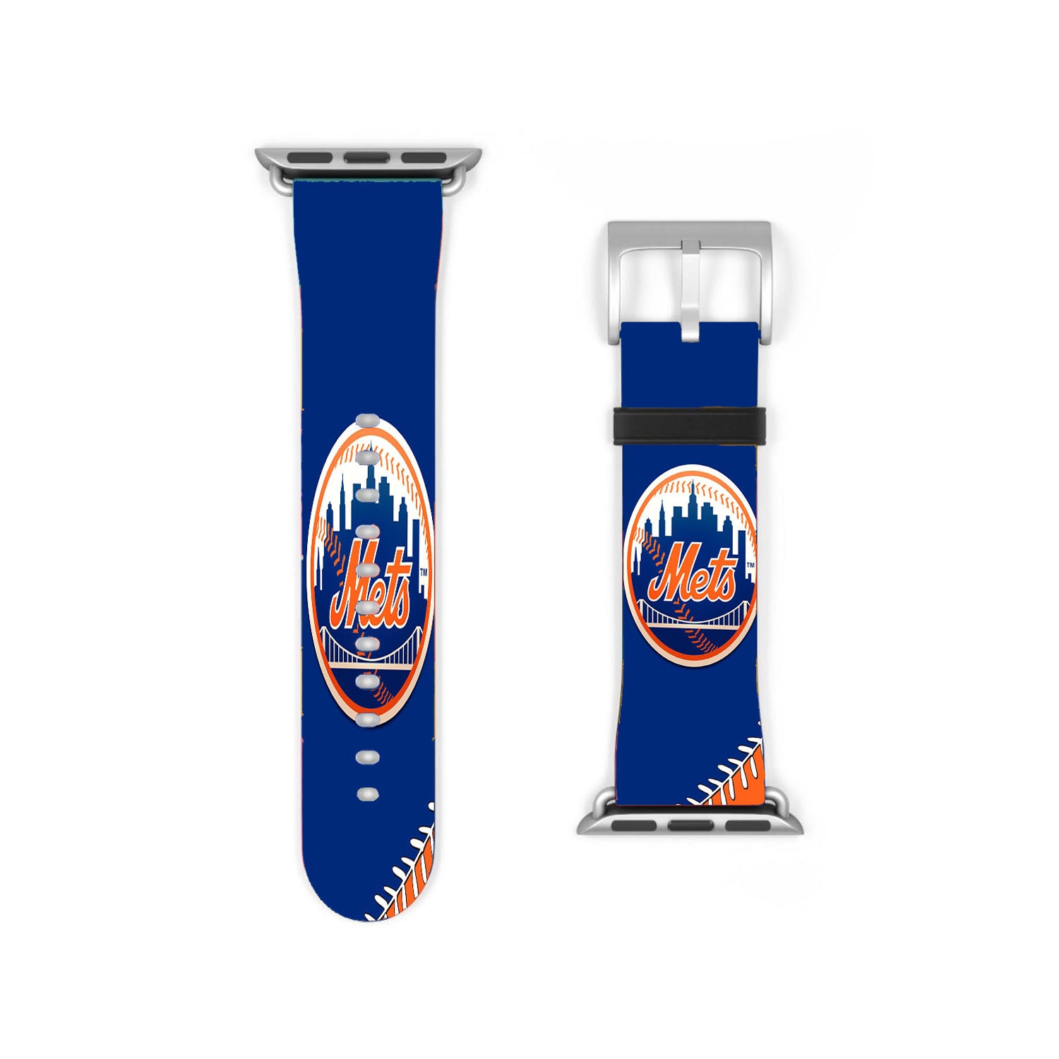 New York Mets Mlb 4 Apple Watch Band 38Mm - 44Mm
